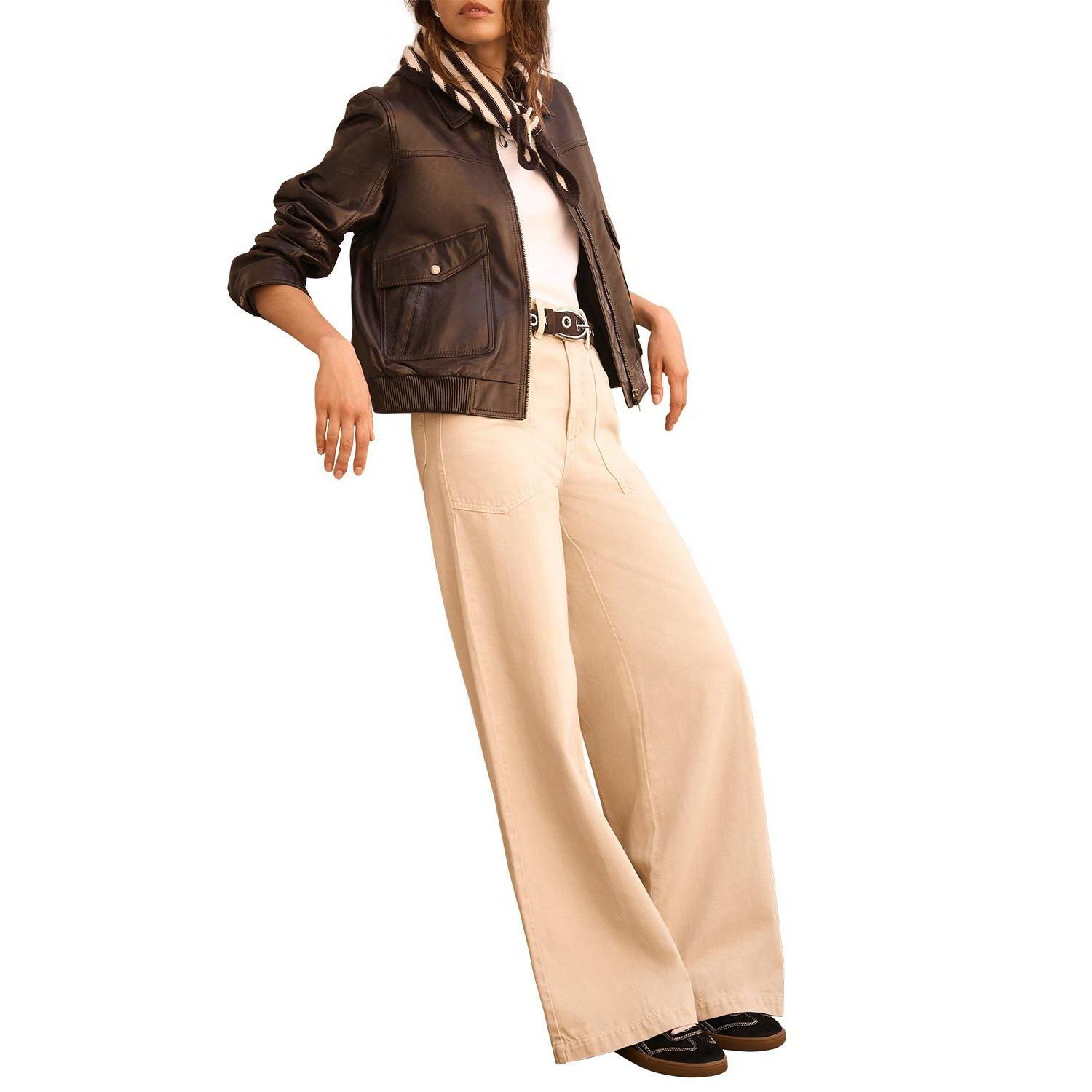 Women's Utility Wide Jeans