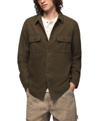 Men's Cloud Soft Humboldt Flannel Long-Sleeve Spread Collar Shirt