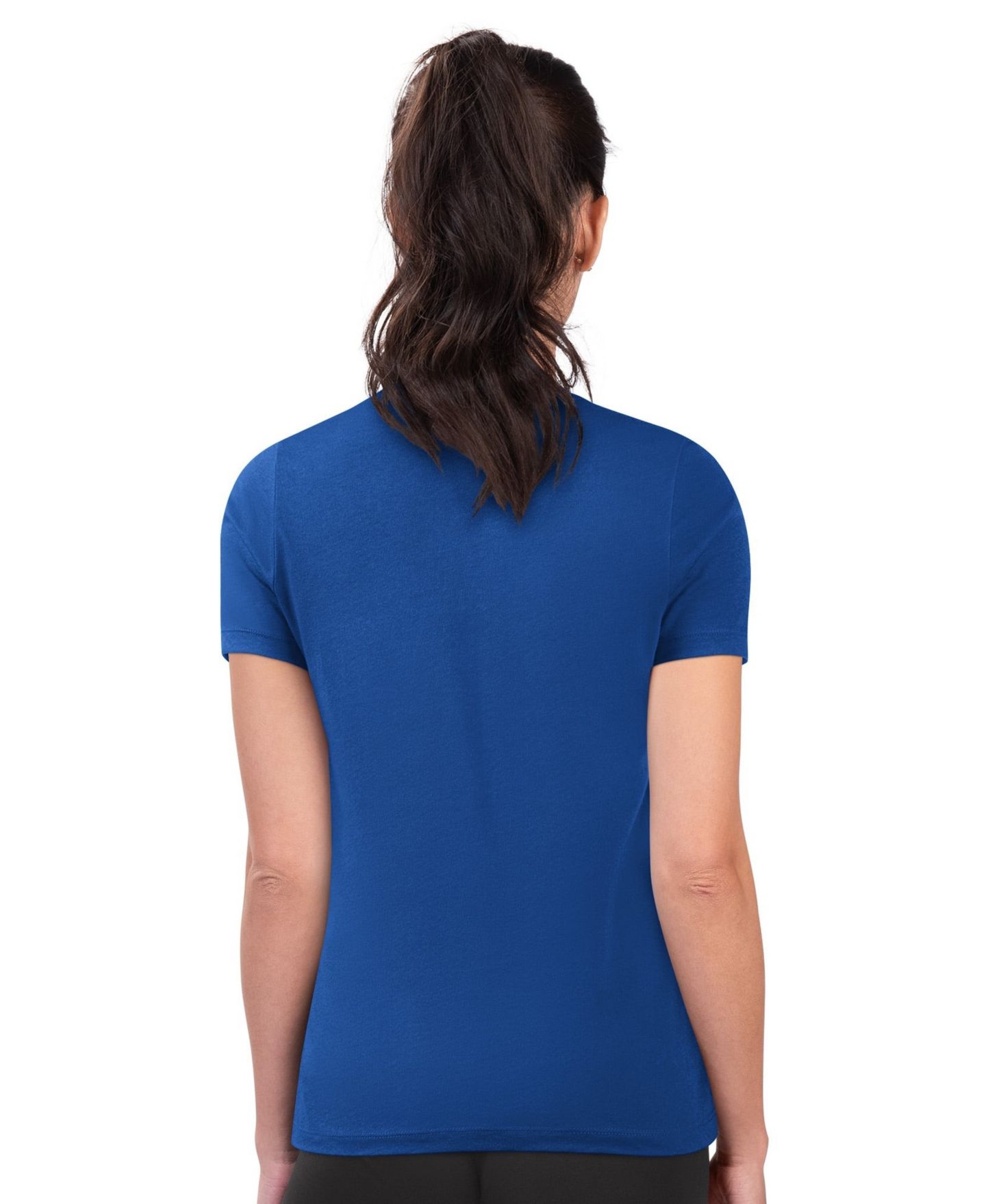 Женская футболка G-III 4Her by Carl Banks Royal Chicago Cubs Super-Slim Fit Lightweight City Graphic — фото 3
