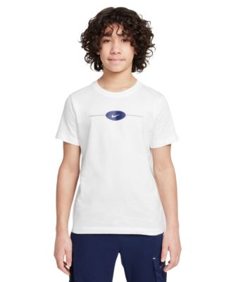 Big Boys and Girls White Tottenham Hotspur Play T-Shirt
