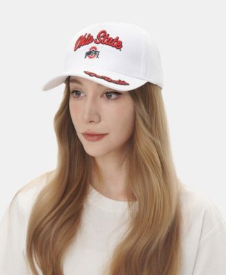 Women's White Ohio State Buckeyes Sweet Spirit A-Frame Adjustable Hat