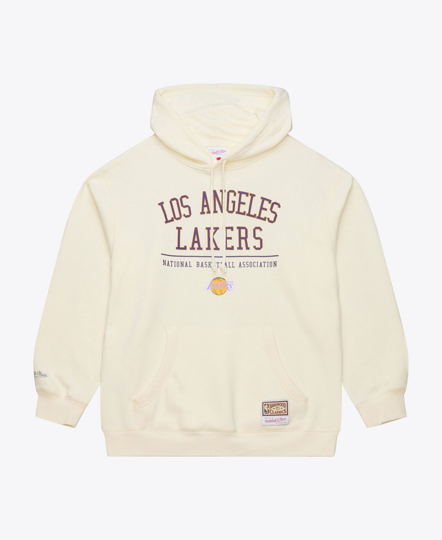 Men's Cream Los Angeles Lakers Walk-Off Fleece Hoodie