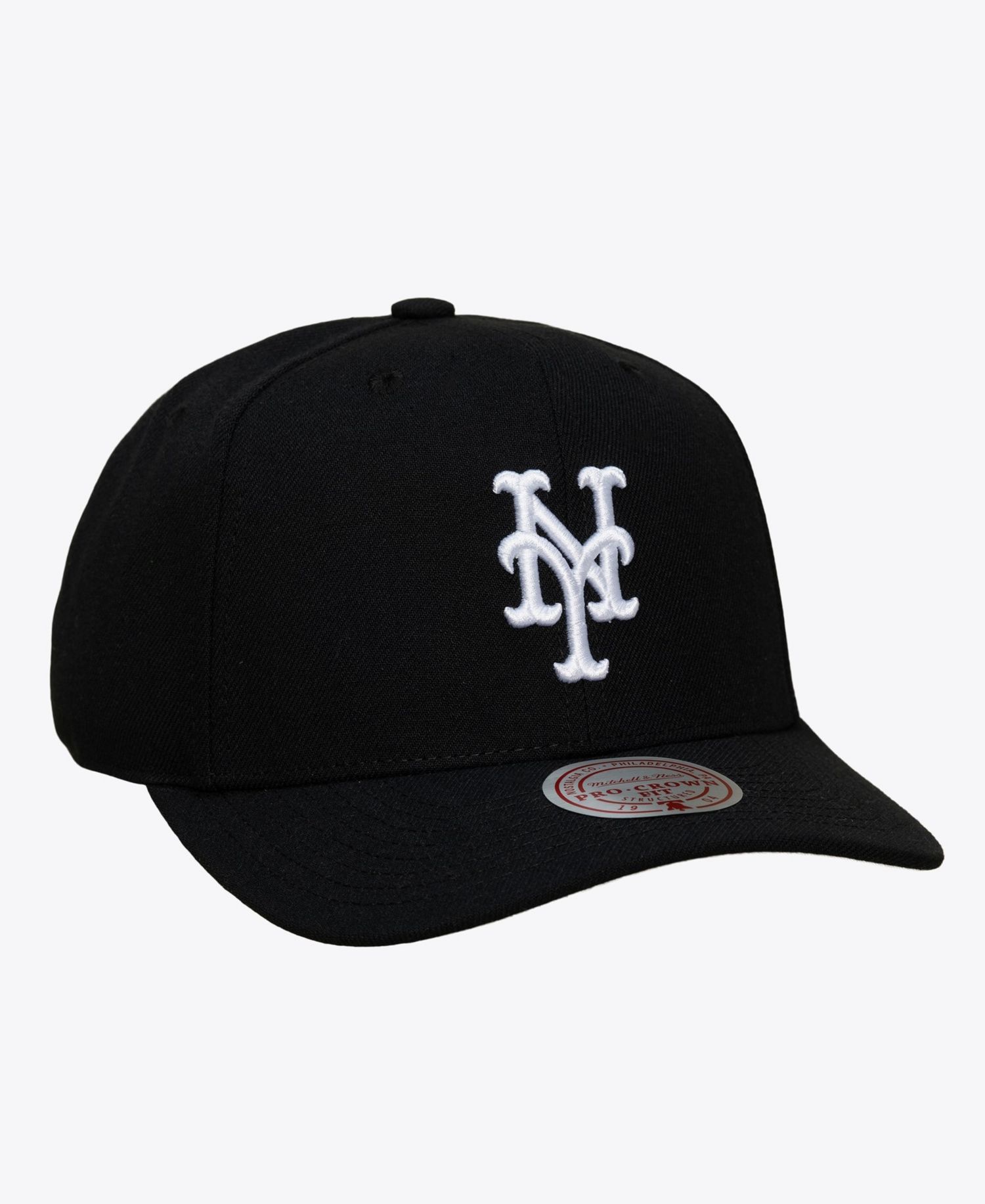 Men's Black New York Mets Pro Crown Snapback