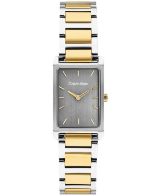 Men's Quartz Dapper Two-Tone Stainless Steel Bracelet Watch 24mm