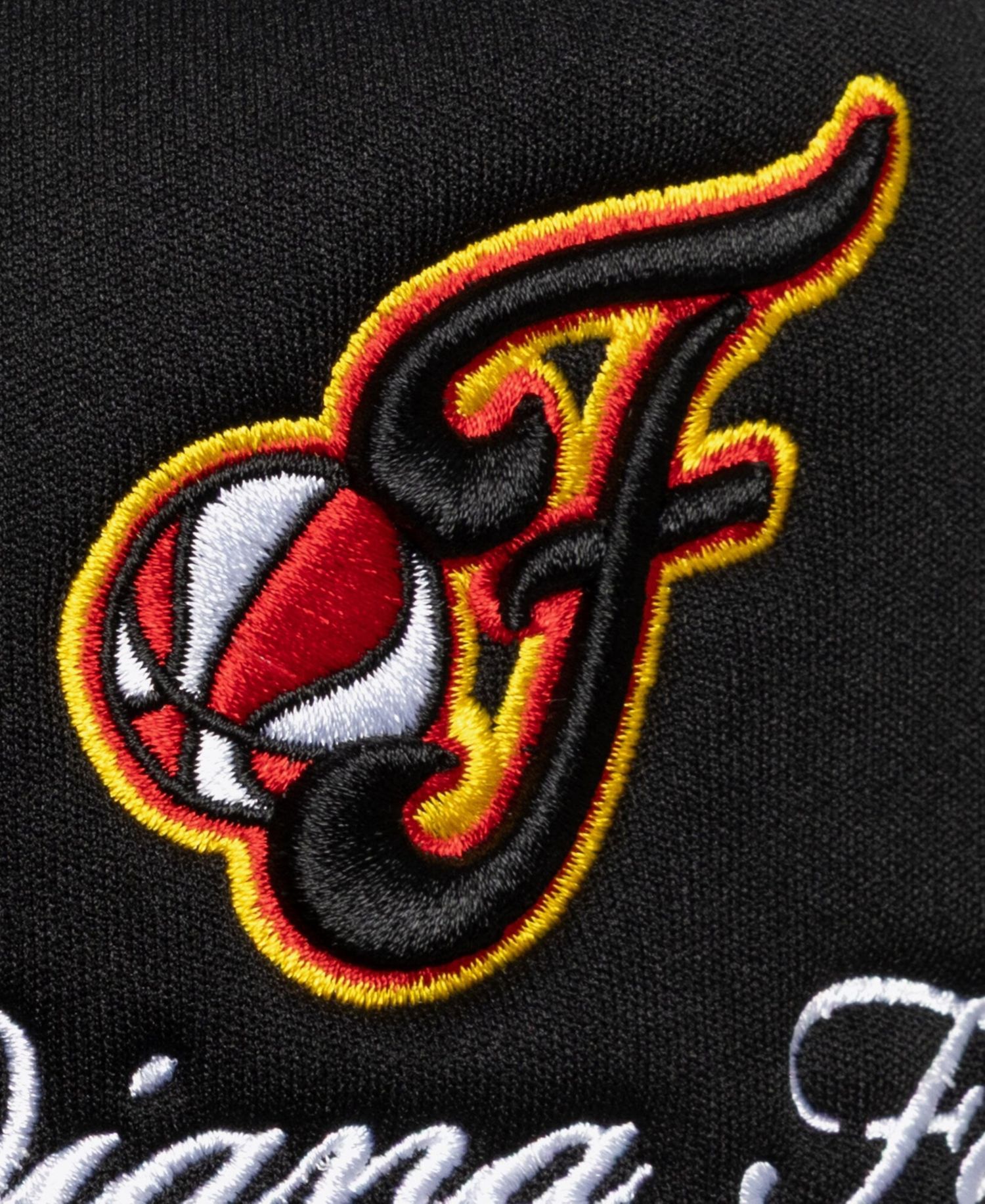 Men's and Women's Black Indiana Fever Script Pro Pinch Adjustable Trucker Hat