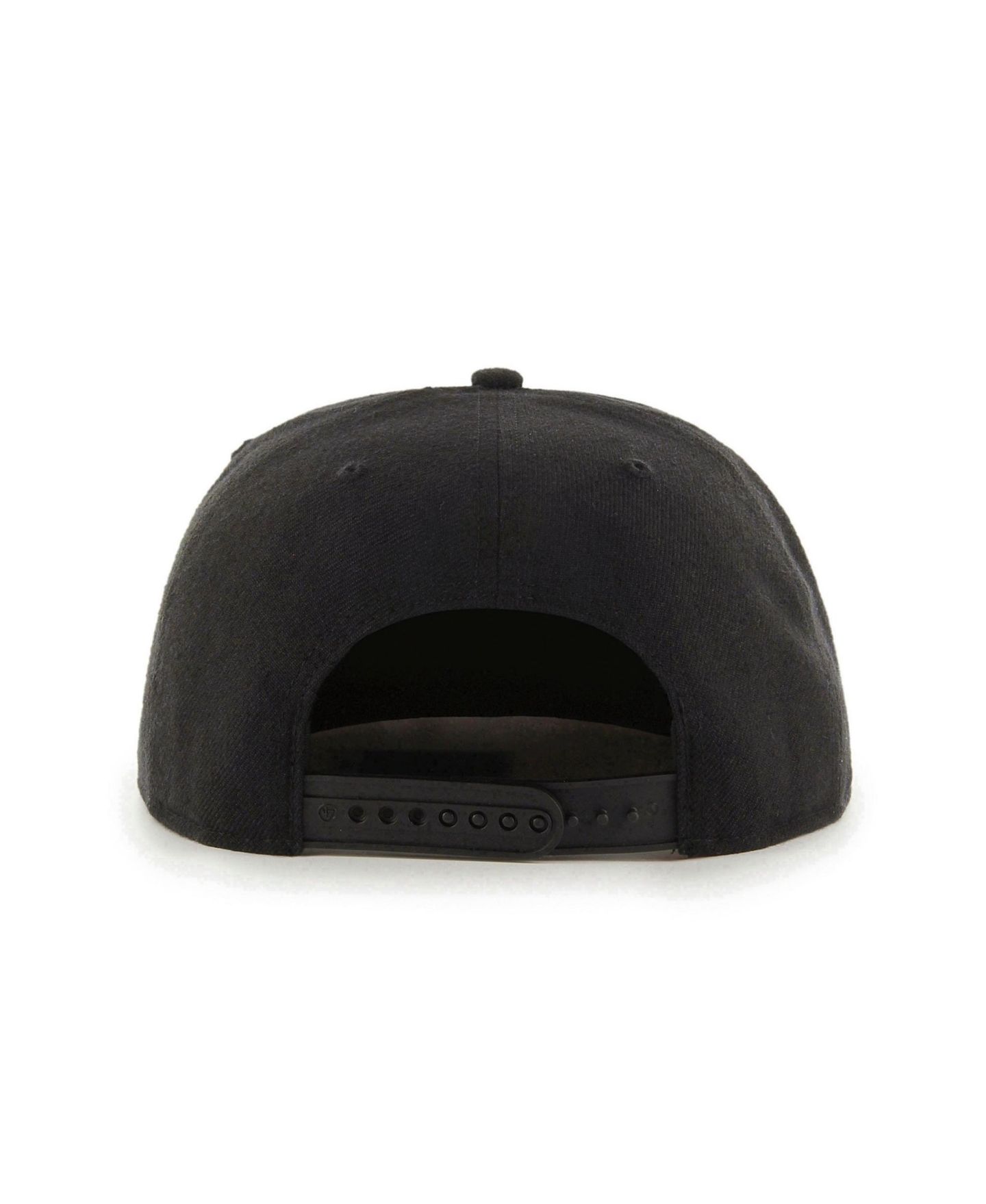 Мужская кепка '47 Brand Black Anaheim Ducks No Shot Captain Snapback Hat — фото 2