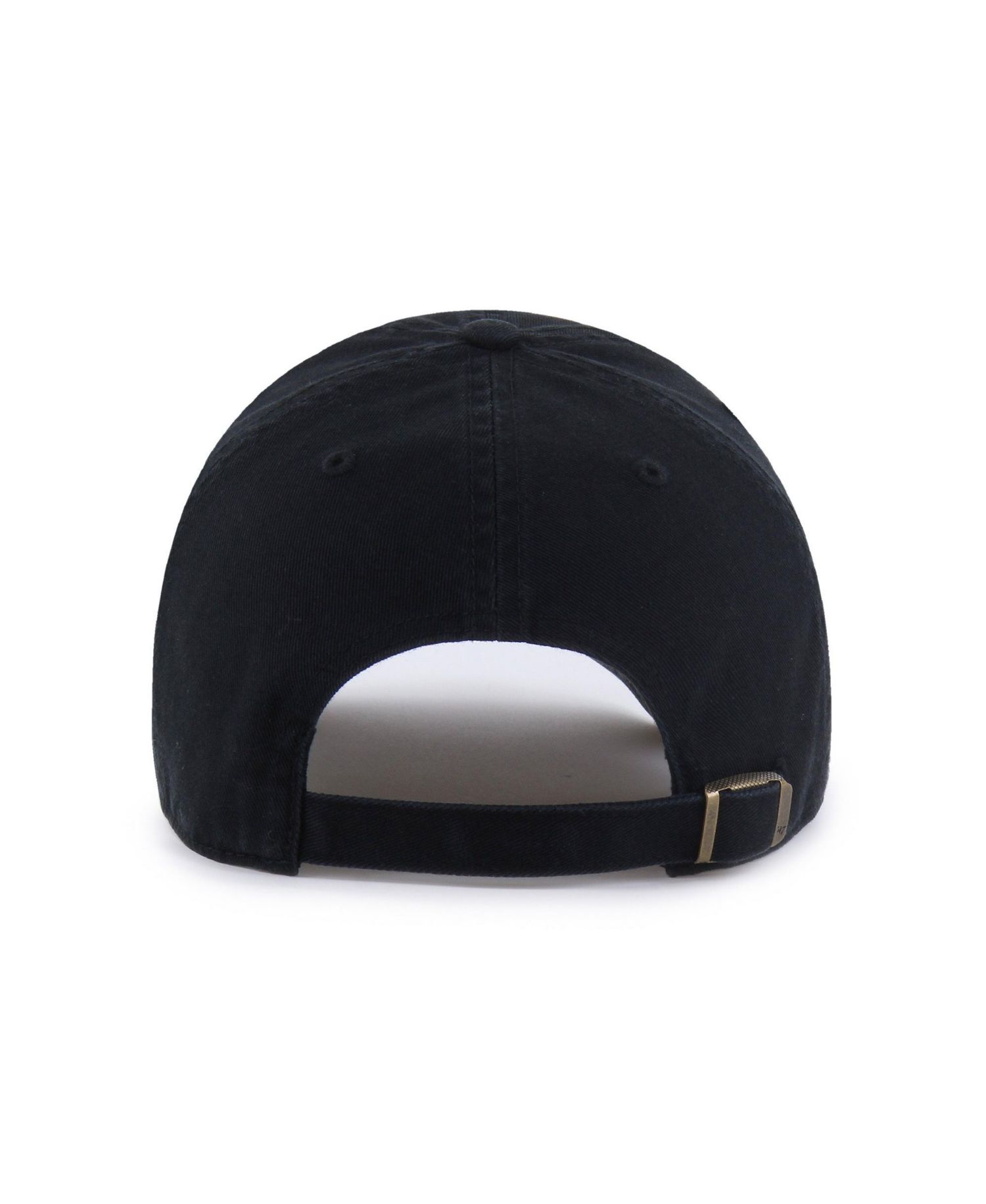 Men's '47 Black Buffalo Sabres Logo Clean Up Adjustable Hat