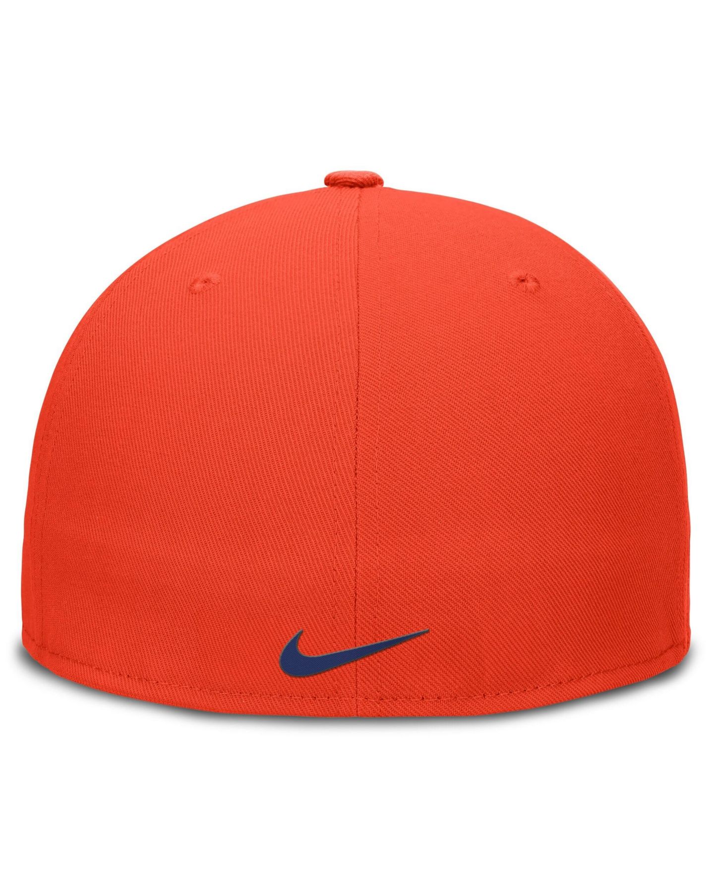 Мужская кепка Nike Orange New York Mets Wordmark Dri-FIT Round Bill True Fitted Hat — фото 7
