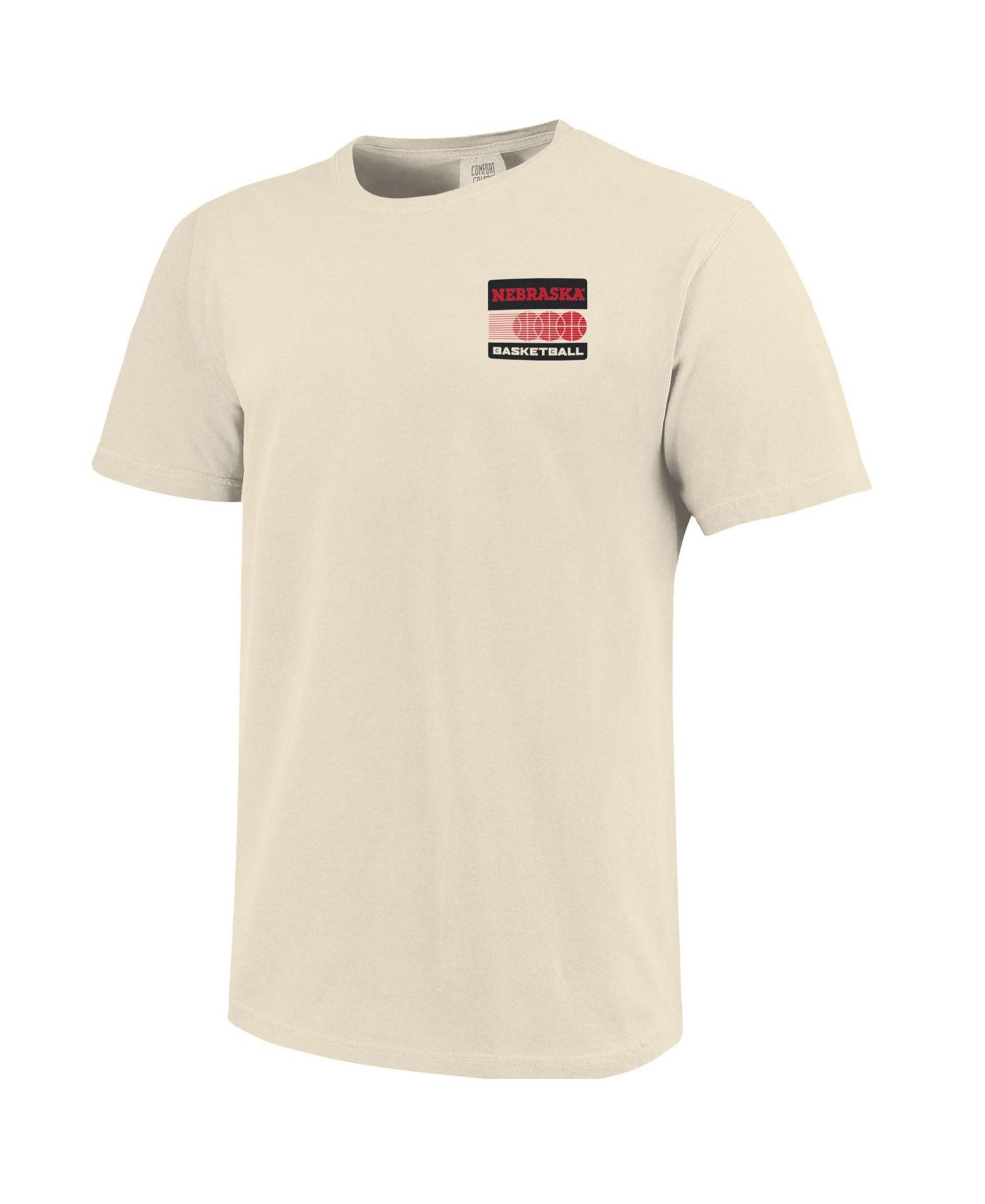 Men's Cream Nebraska Huskers Basketball Staredown Comfort Colors