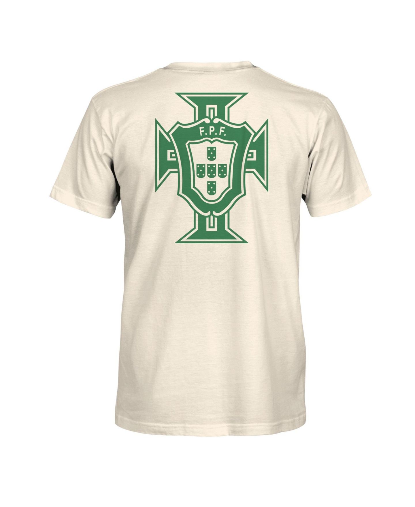 Мужская футболка 1863FC Natural Portugal National Team Big Logo Heavyweight — фото 3
