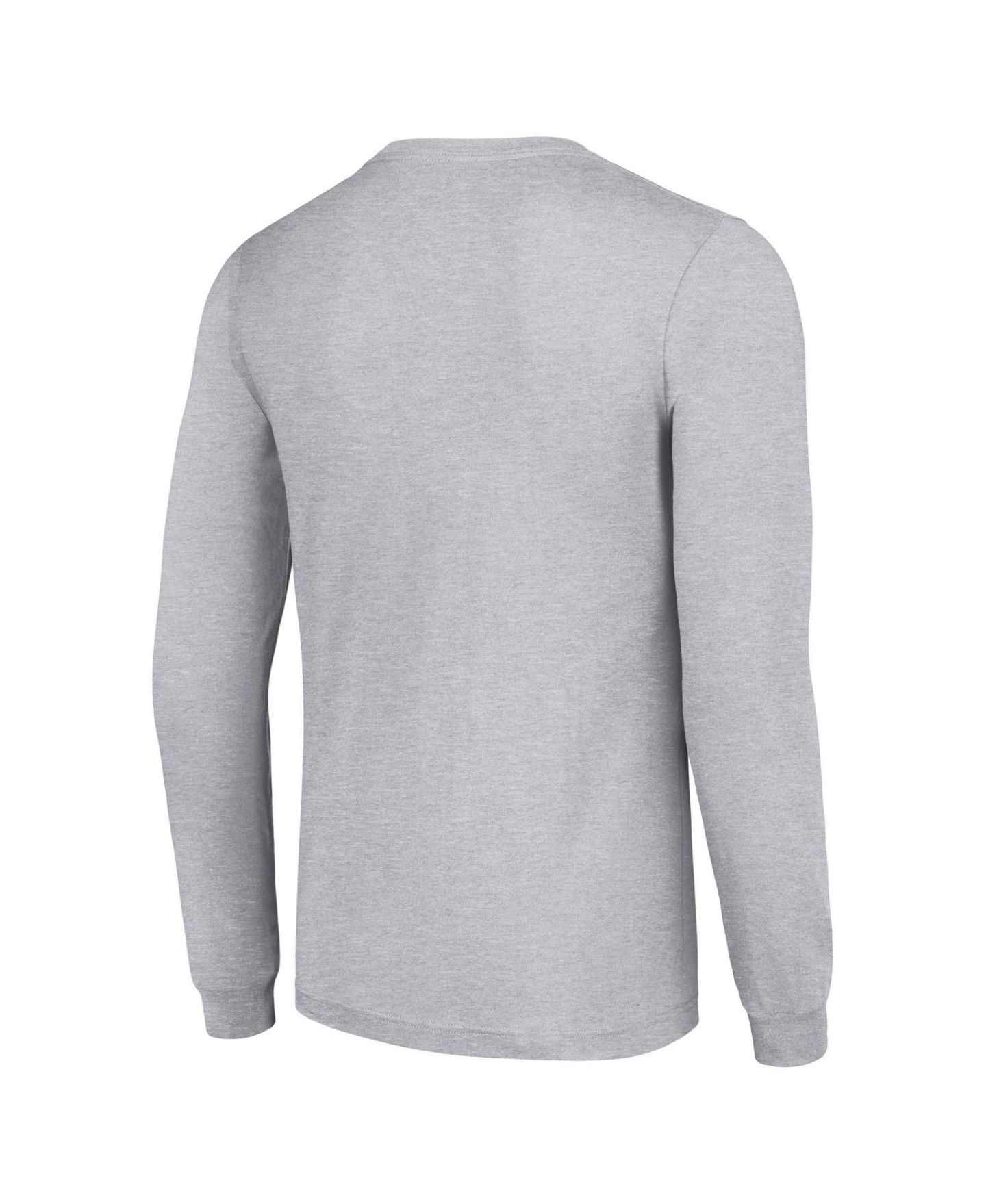 Мужская футболка Starter Heather Gray Chicago Bears Long Sleeve — фото 3