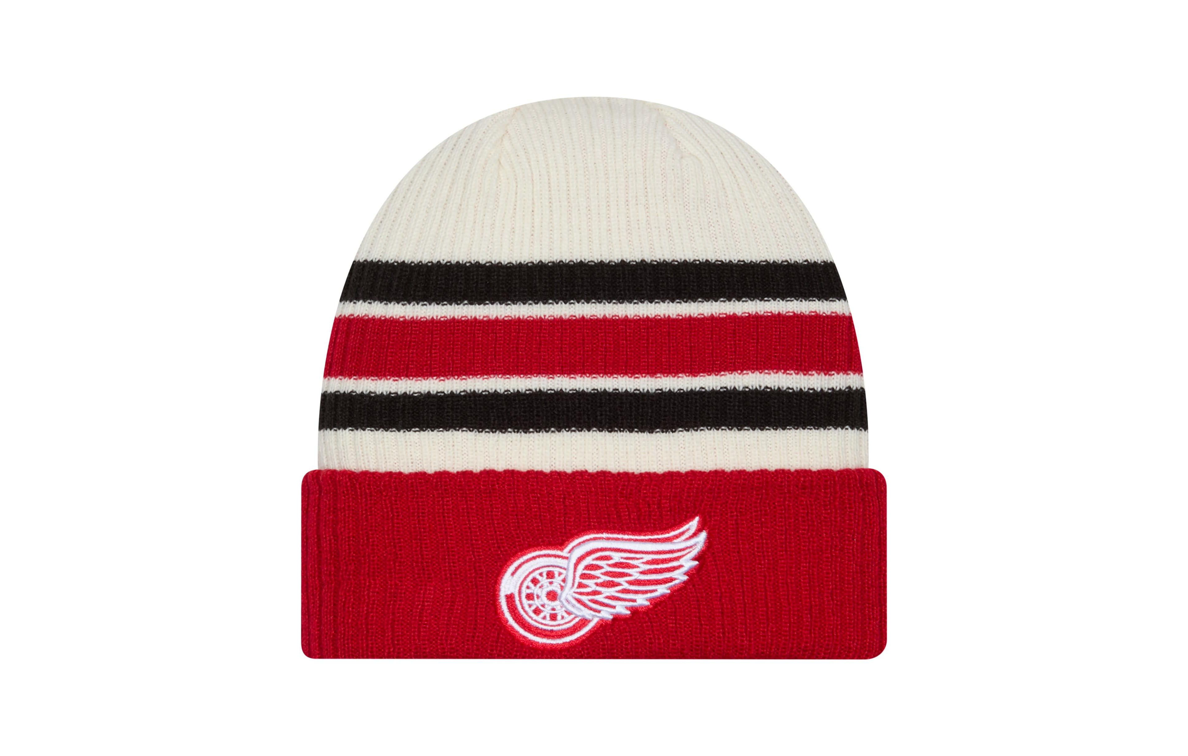 New Era Detroit Red Wings Vintage Cuffed Knit Hat