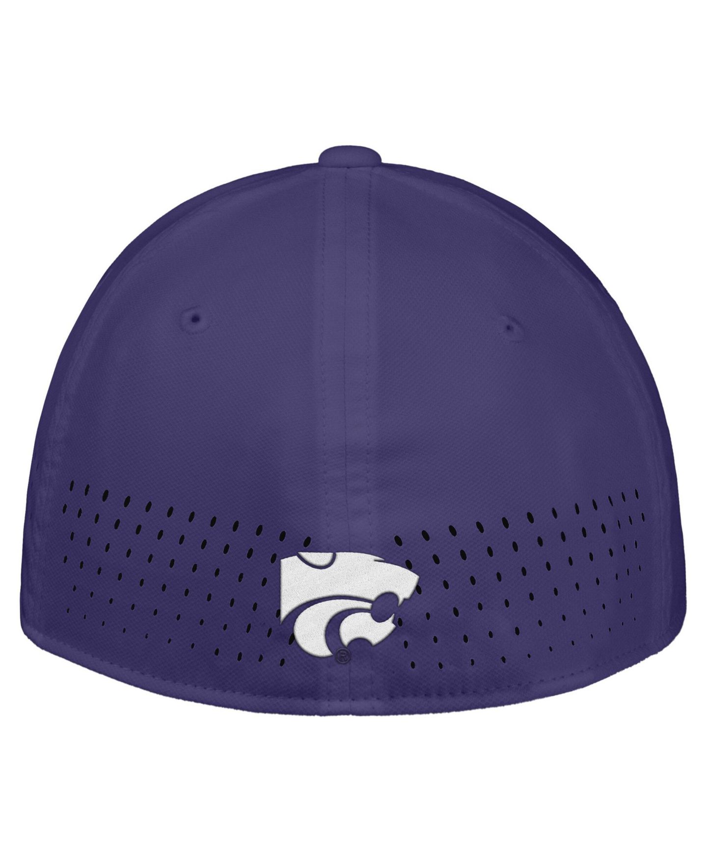 Мужской головной убор Nike Purple Kansas State Wildcats 2026 On-Field AeroBill SwooshFlex Dri-FIT Hat — фото 2
