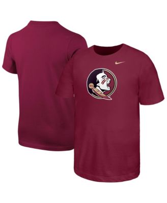 Big Boys and Girls Garnet Florida State Seminoles Logo T-Shirt