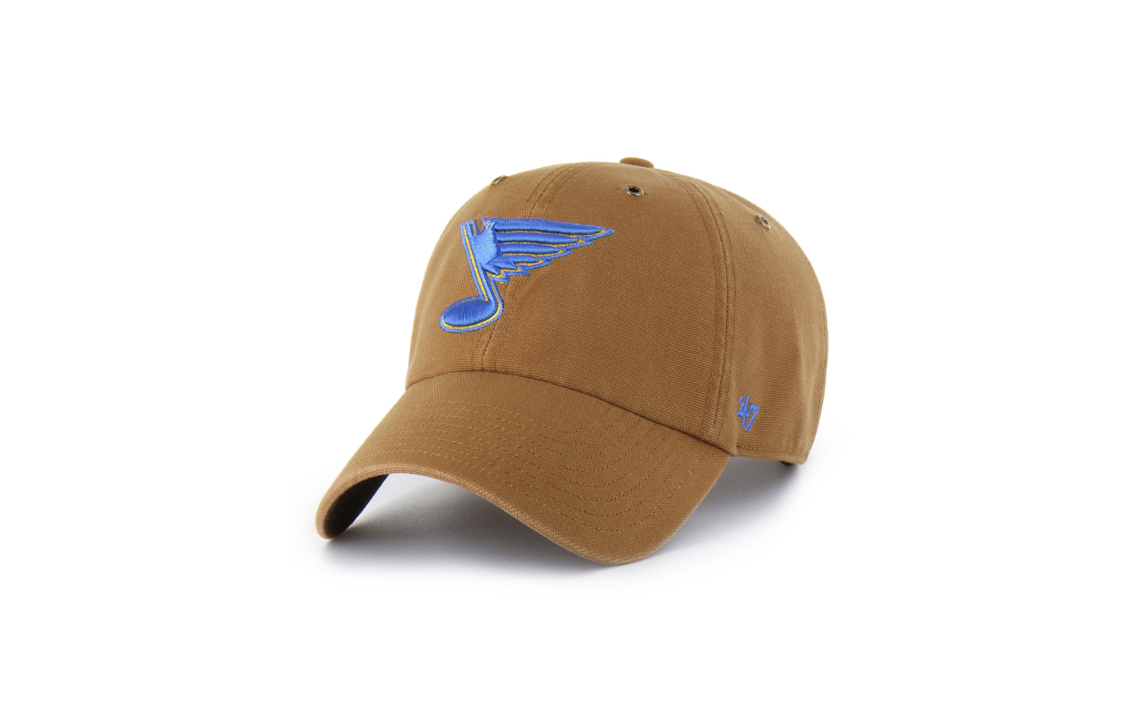 Carhartt x '47 Men's St. Louis Blues Adjustable Clean Up Canvas Baseball Cap