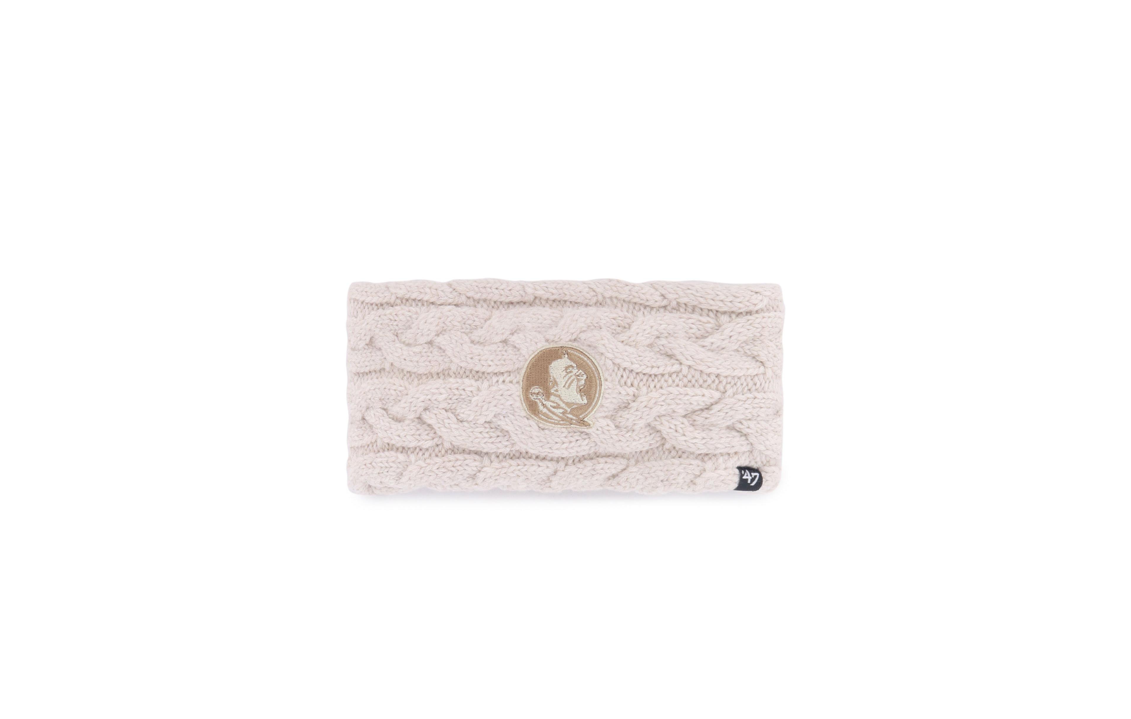 '47 Brand Women's Florida State Seminoles Cable Knit Stretch Fit Headband