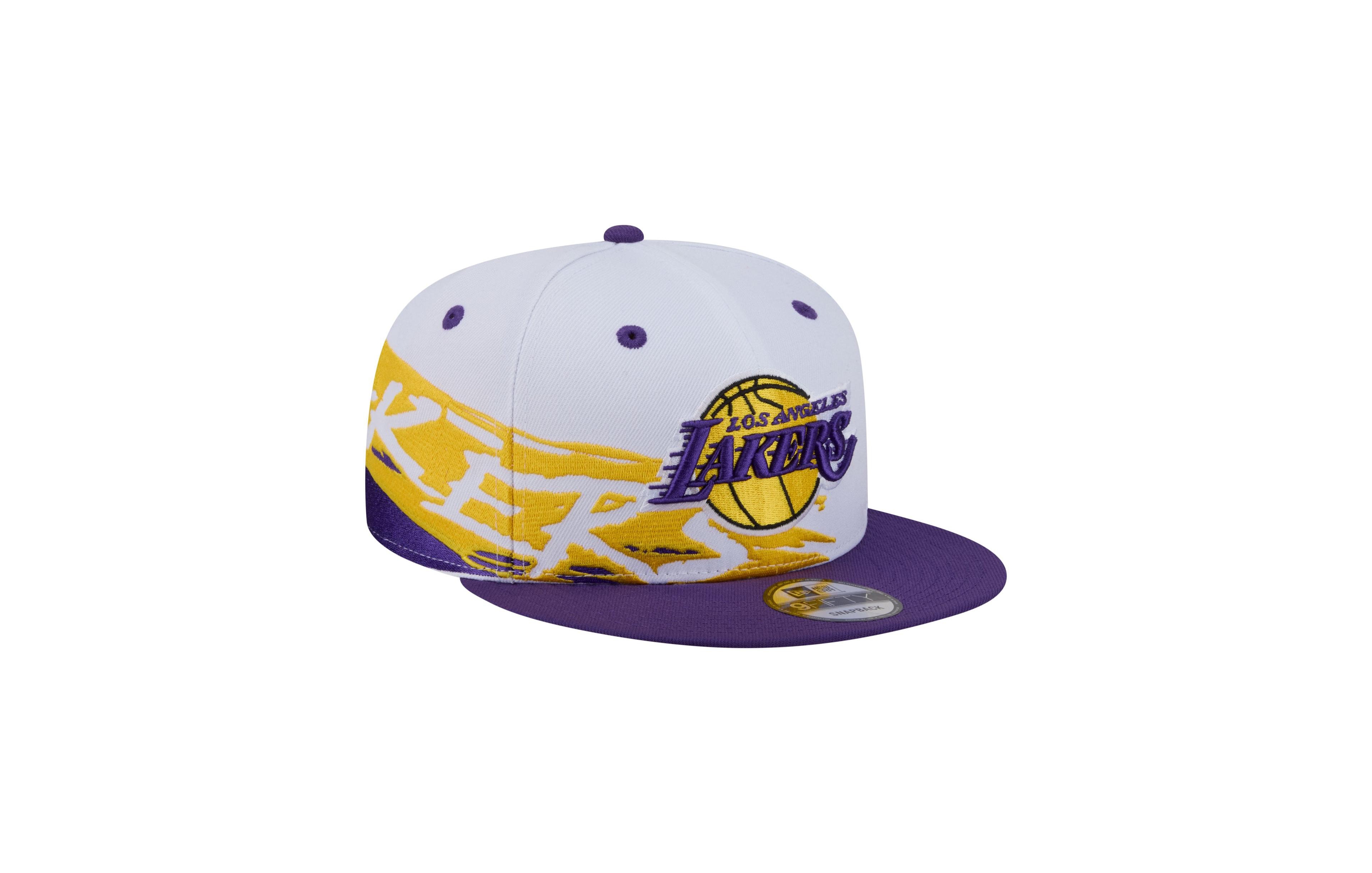 New Era Los Angeles Lakers Swept 9FIFTY Snapback Flat-Bill Baseball Cap