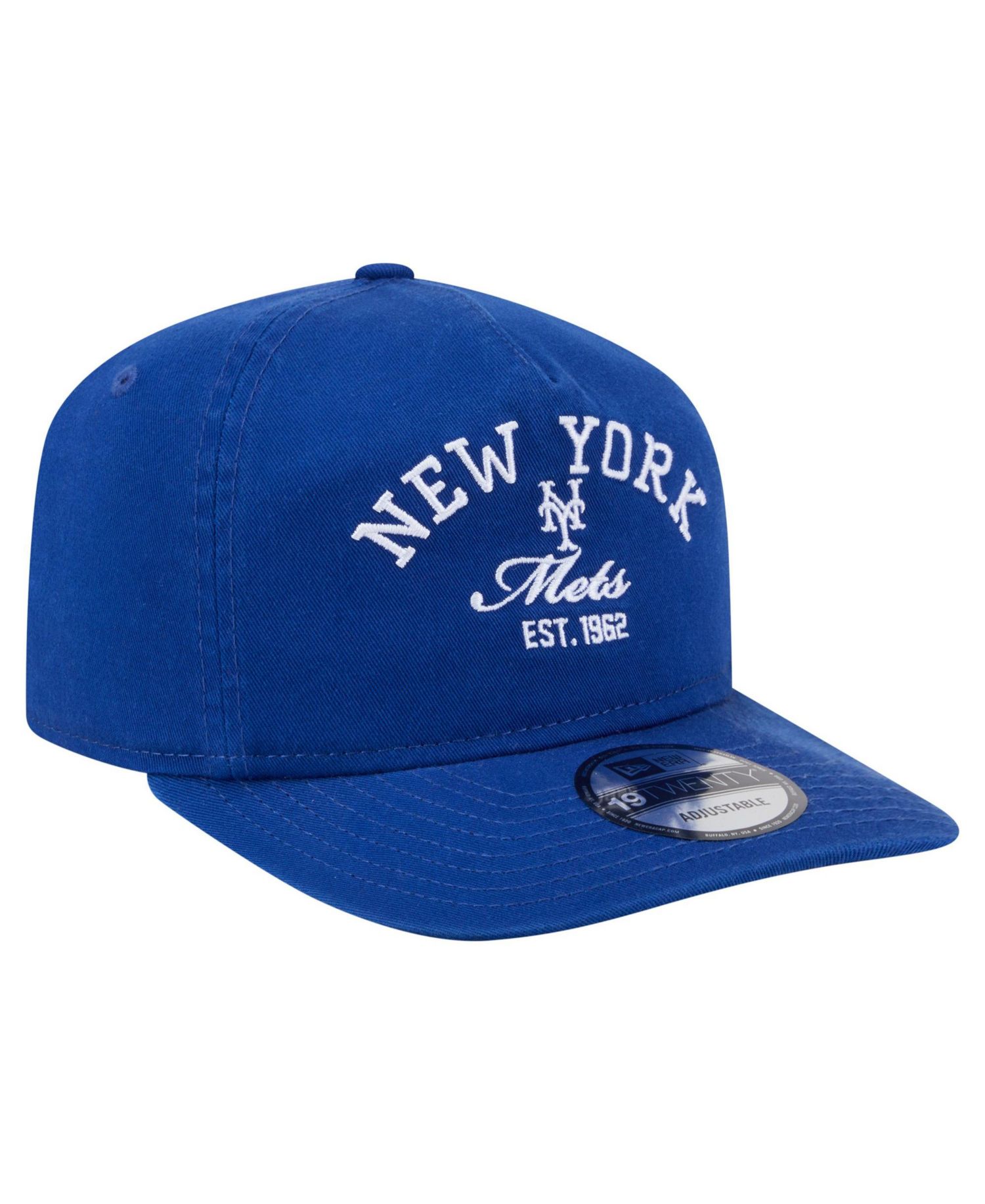Men's Royal New York Mets Stacked 19TWENTY Adjustable Hat