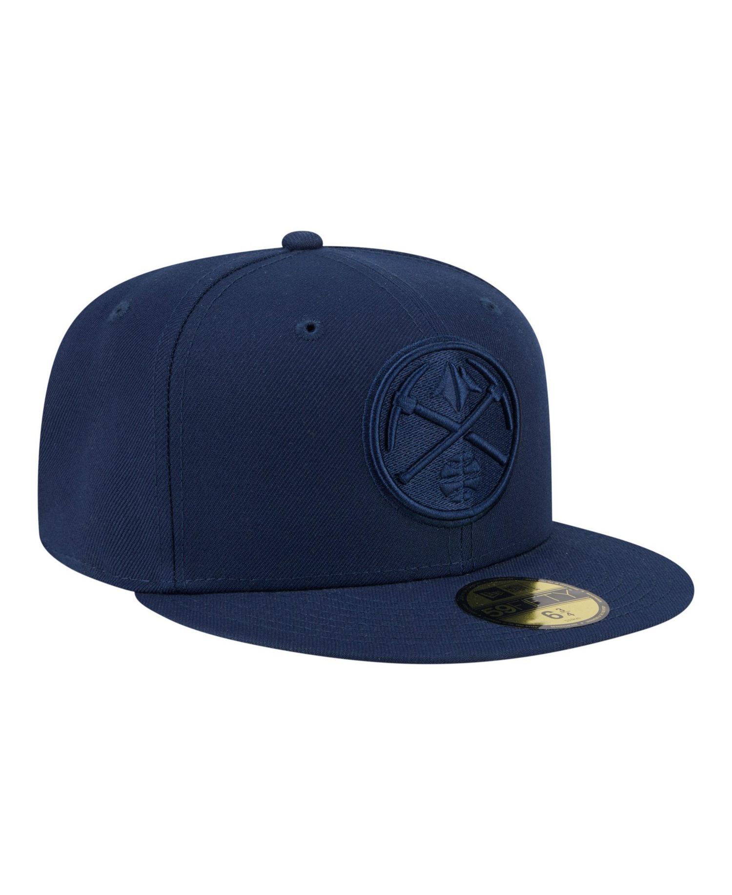 Men's Navy Denver Nuggets Tonal Color Pack 59FIFTY Fitted Hat
