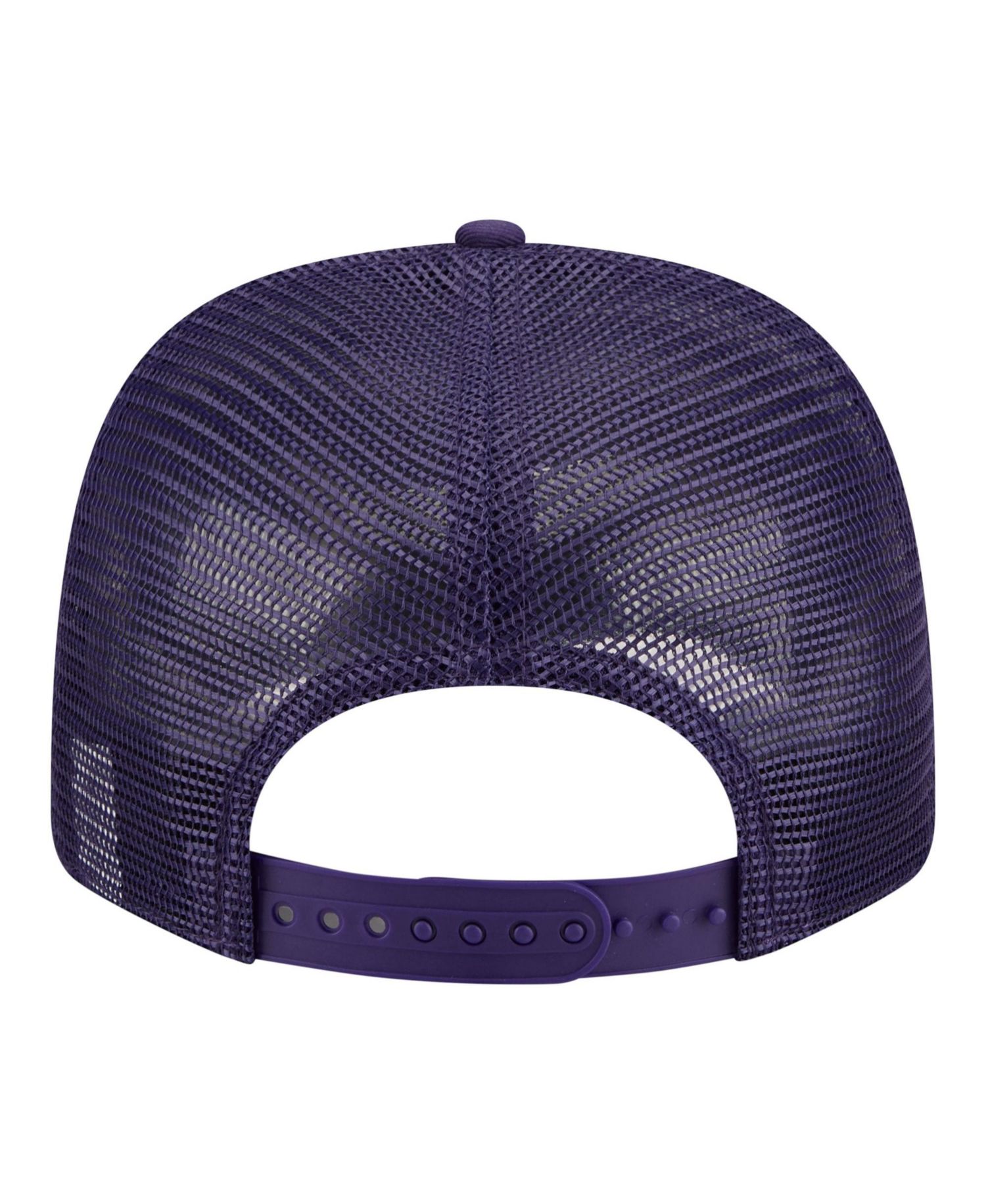 Men's Purple LSU Tigers Patched 9SEVENTY Trucker Adjustable Hat
