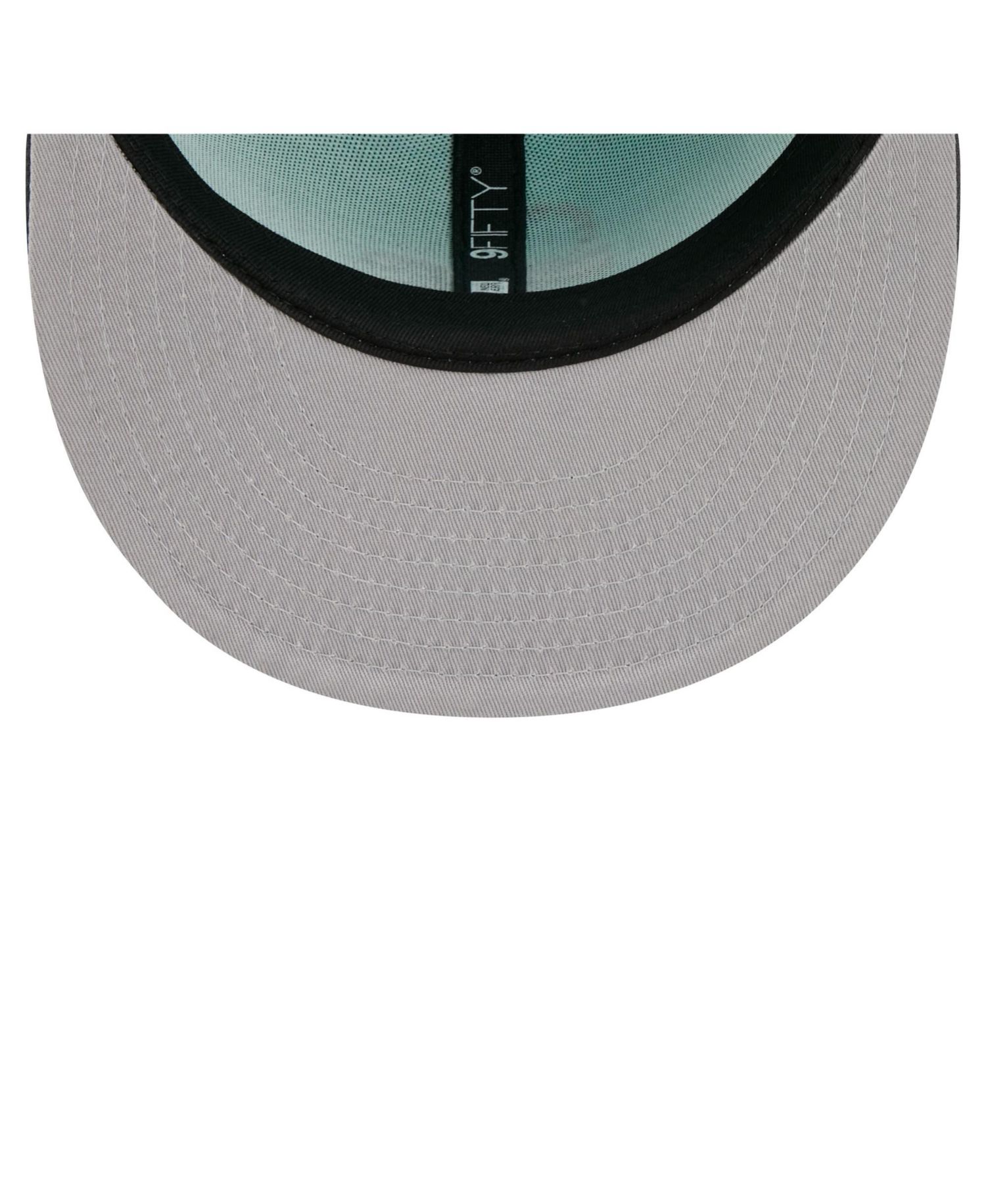 Men's Turquoise/Charcoal Philadelphia 76ers Color Pack Two-Tone 9FIFTY Snapback Hat
