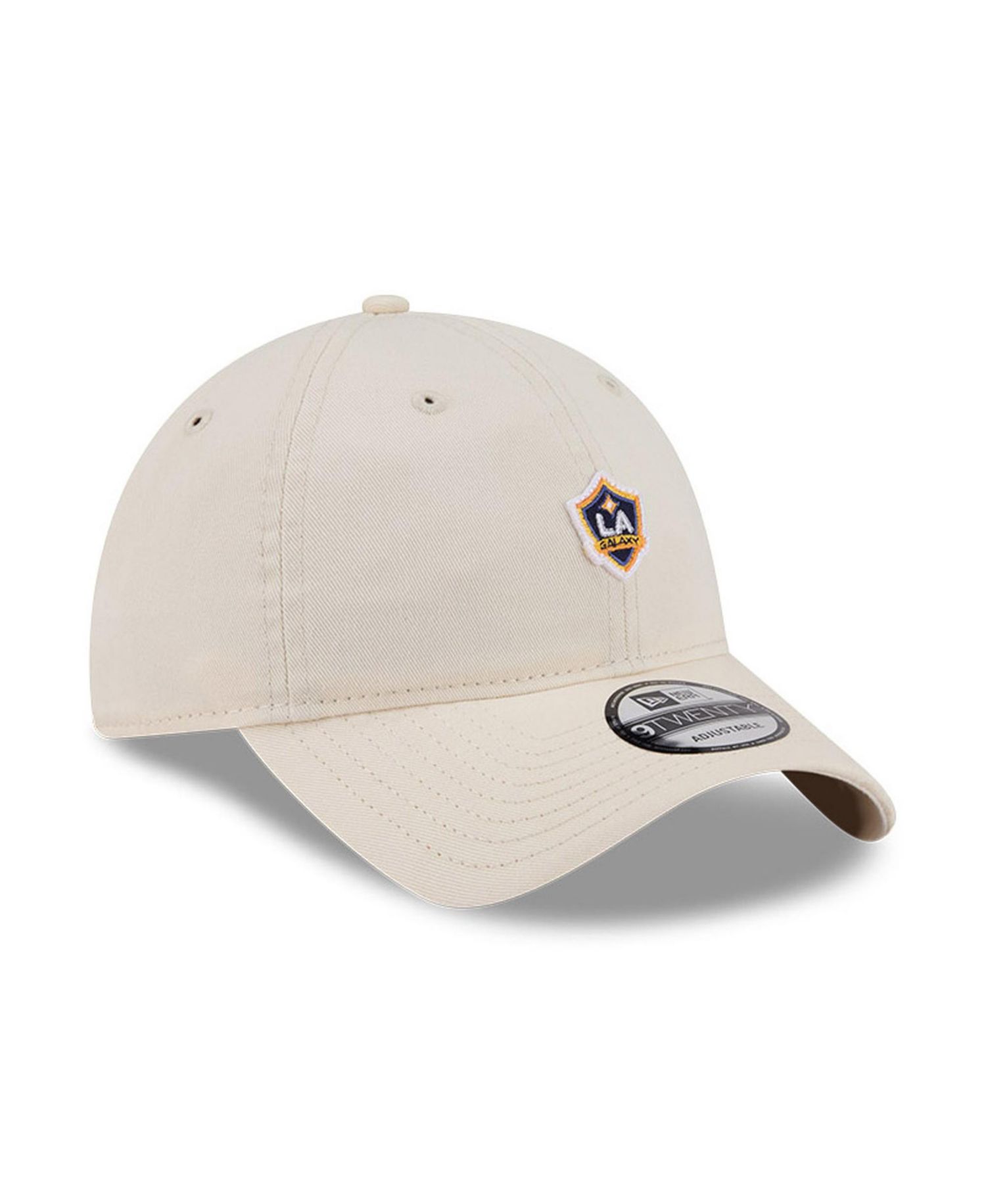 Men's Beige LA Galaxy Micro Team Logo 9TWENTY Adjustable Hat