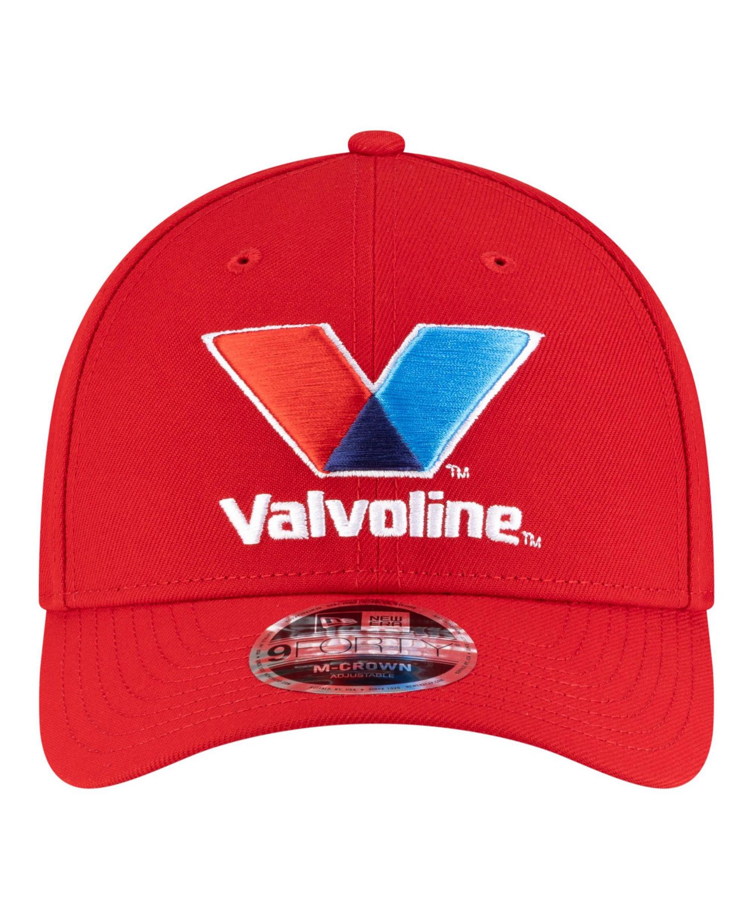 Men's Red Kyle Larson Valvoline 9FORTY M-Crown Adjustable Hat