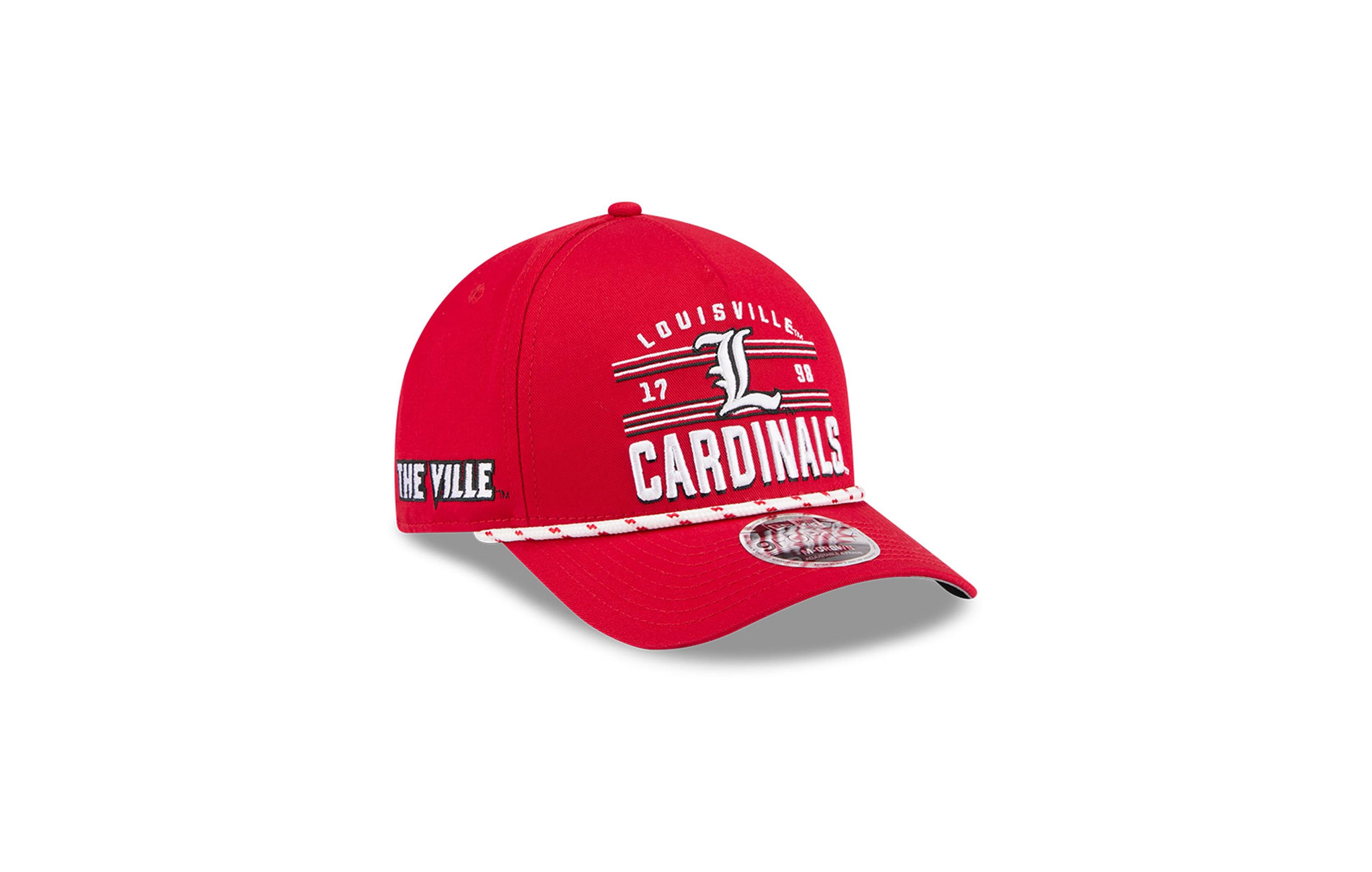 New Era Louisville Cardinals Historic March Madness 9FORTY Baseball Cap