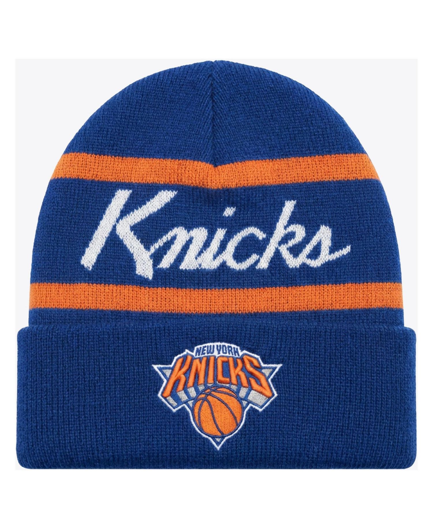 Men's Blue New York Knicks Head Coach Cuffed Knit Hat