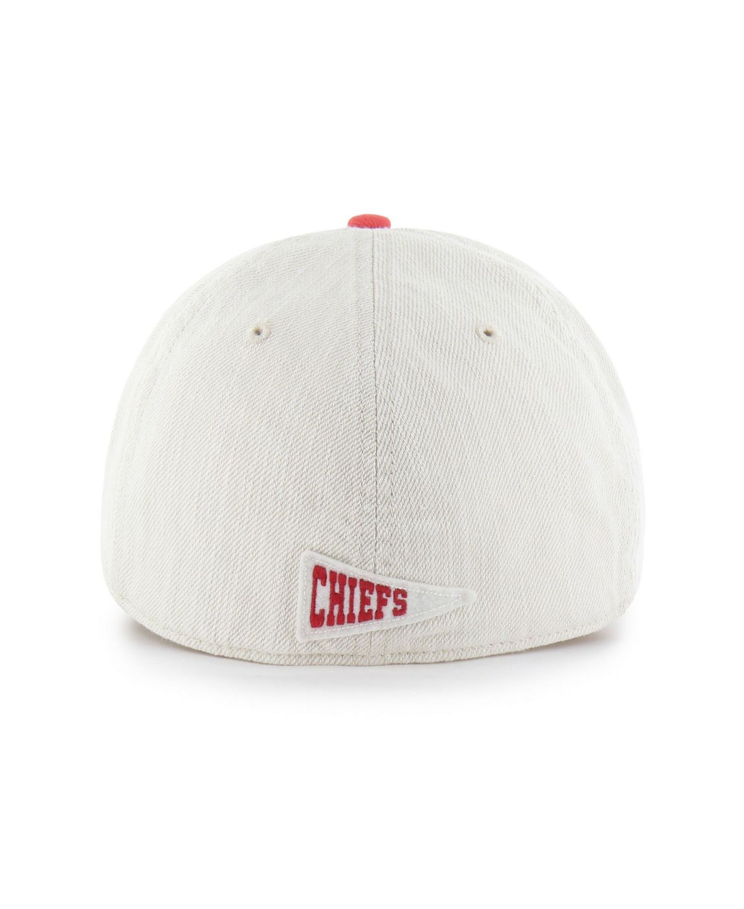 Men's '47 Natural Kansas City Chiefs Groton Franchise Fitted Hat
