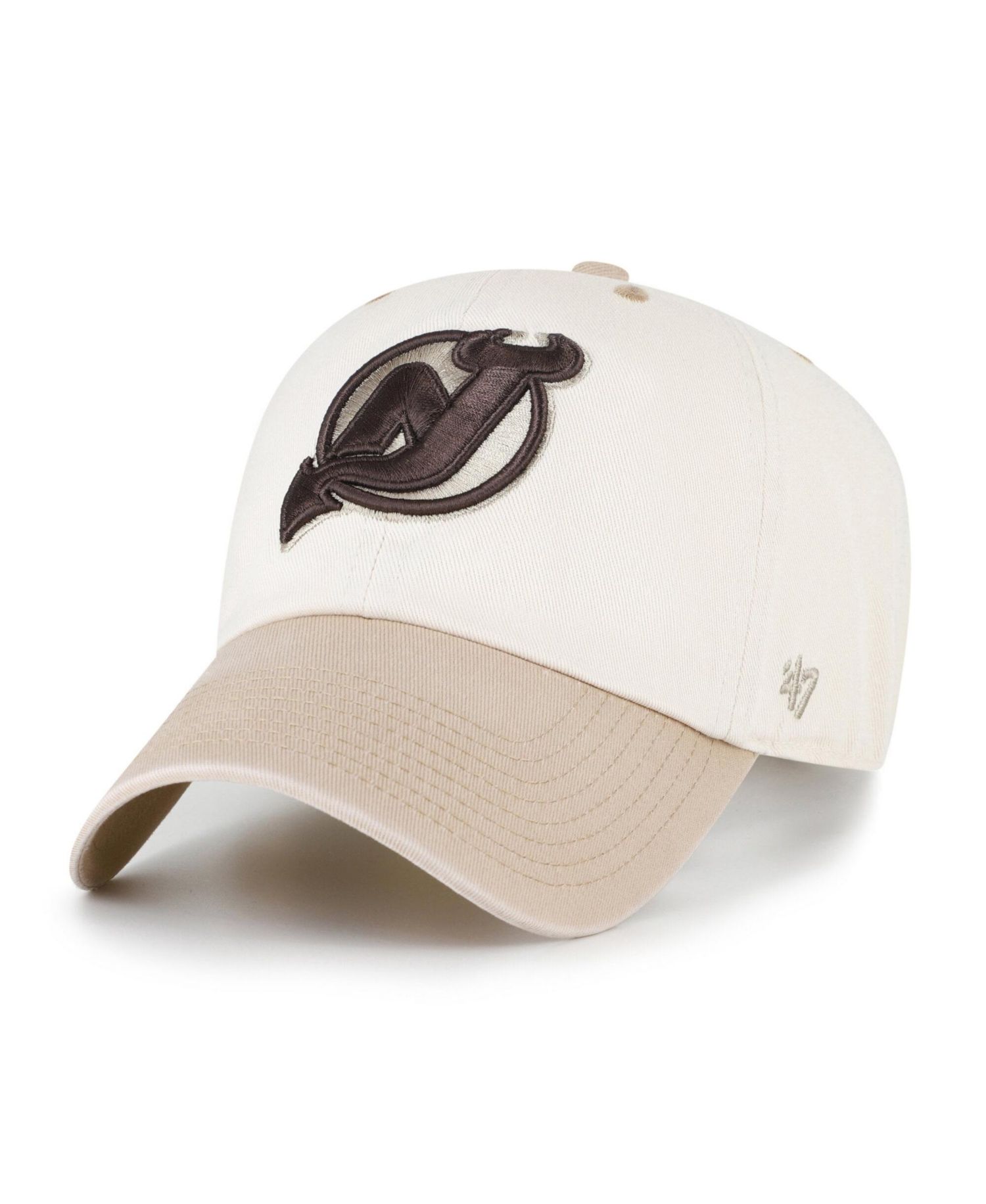 Men's '47 Natural/Tan New Jersey Devils Neutral Terrain Clean Up Adjustable Hat