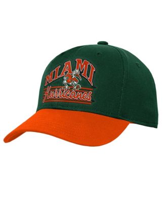 Big Boys' and Girls' Miami Hurricanes Dad Unstructured Adjustable Embroidered Graphics Baseball Cap