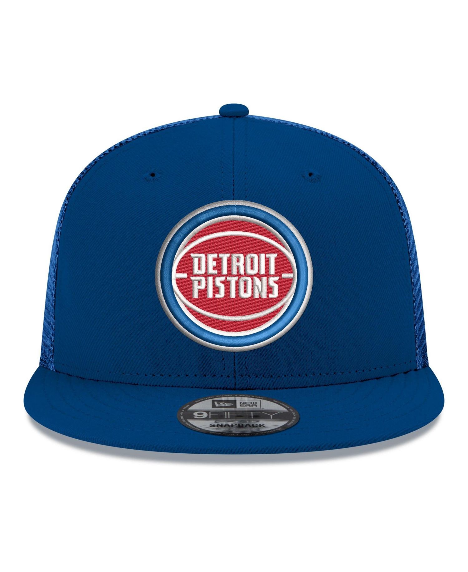 Men's Blue Detroit Pistons Core Logo Meshback 9FIFTY Snapback Hat