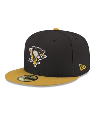 Men's  Black Pittsburgh Penguins Core Logo Two-Tone 59FIFTY Fitted Hat