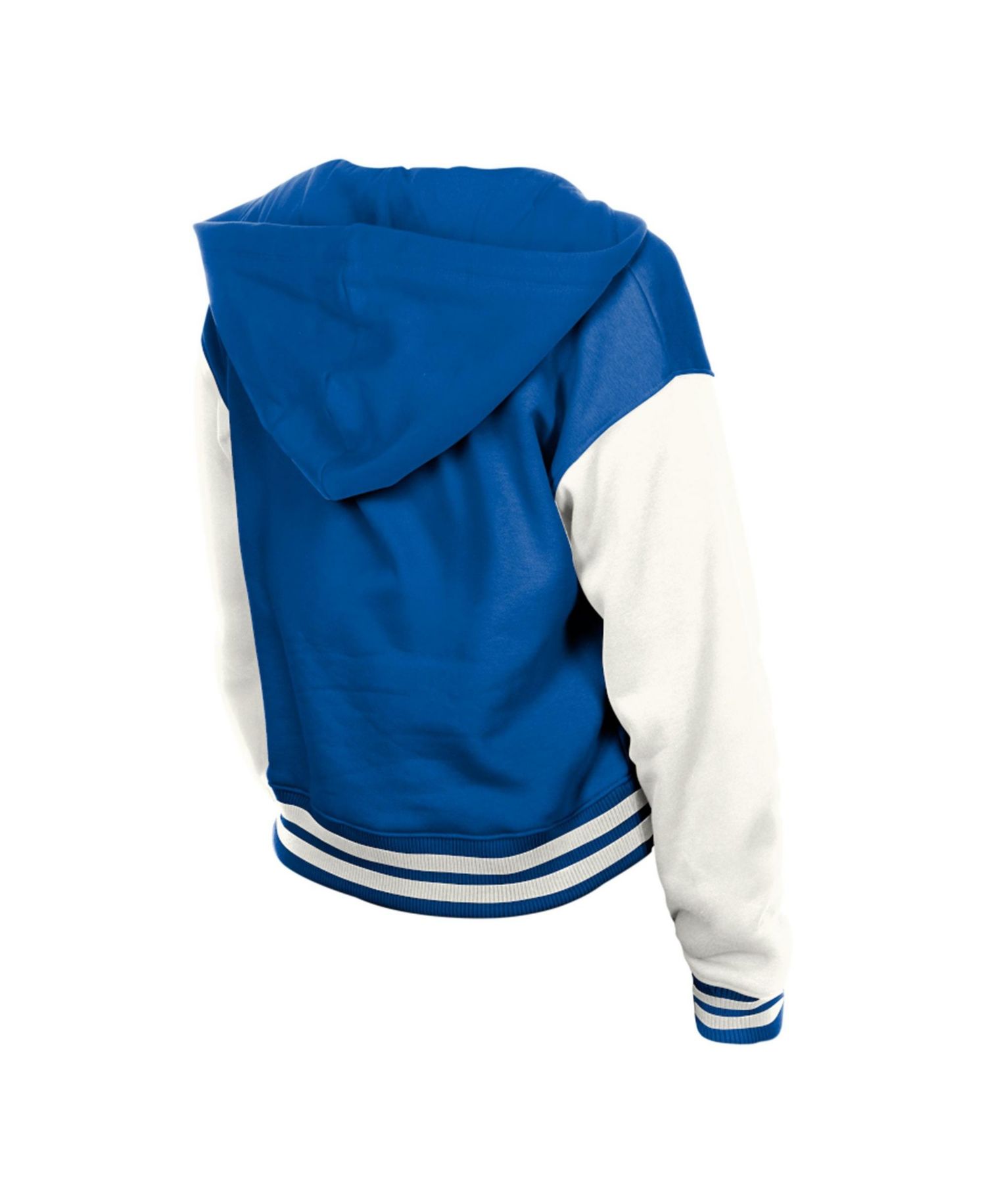 Women's Seattle Seahawks Royal Throwback Full-Snap Hooded Jacket