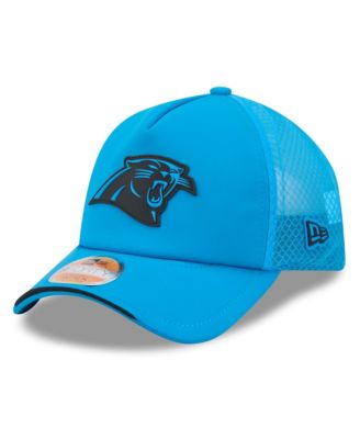 Big Boys and Girls Blue Carolina Panthers 2026 Sideline Apex 9FORTY Adjustable Trucker Hat