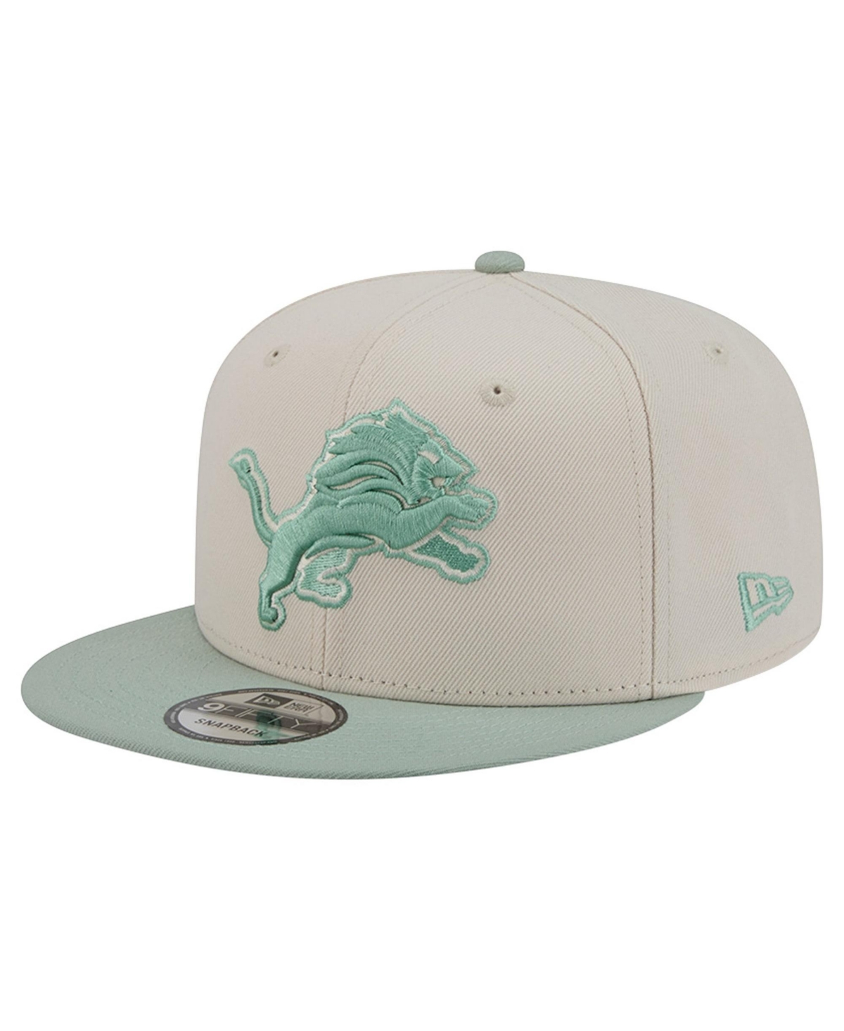 New Era Detroit Lions Two-Tone Structured Color Pack 9FIFTY Snapback Hat - Cream, Light Green