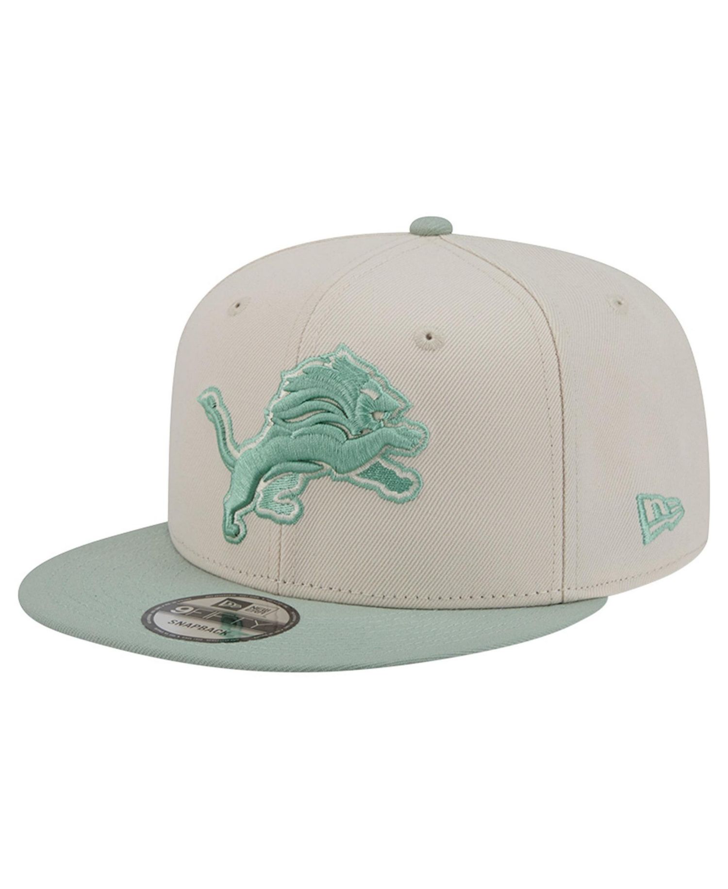 Men's Cream/Light Green Detroit Lions Color Pack Two-Tone 9FIFTY Snapback Hat