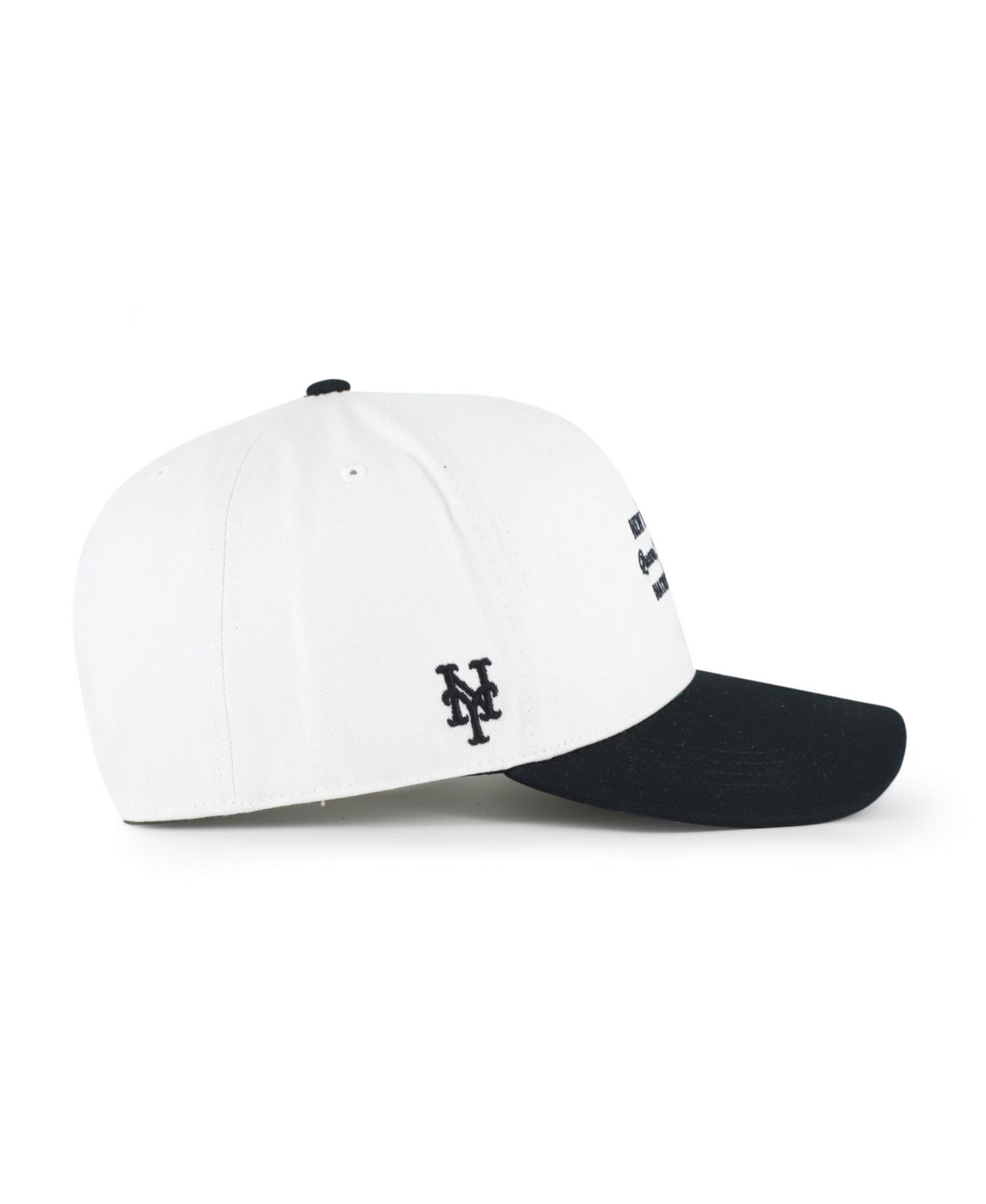 Men's '47 White/Black New York Mets Contemporary Two-Tone Hitch Adjustable Hat