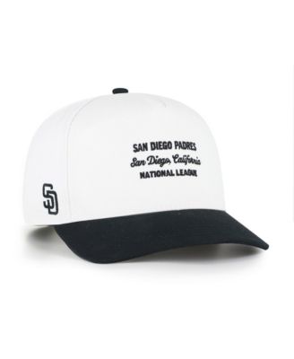 Men's '47 White/Black San Diego Padres Contemporary Two-Tone Hitch Adjustable Hat