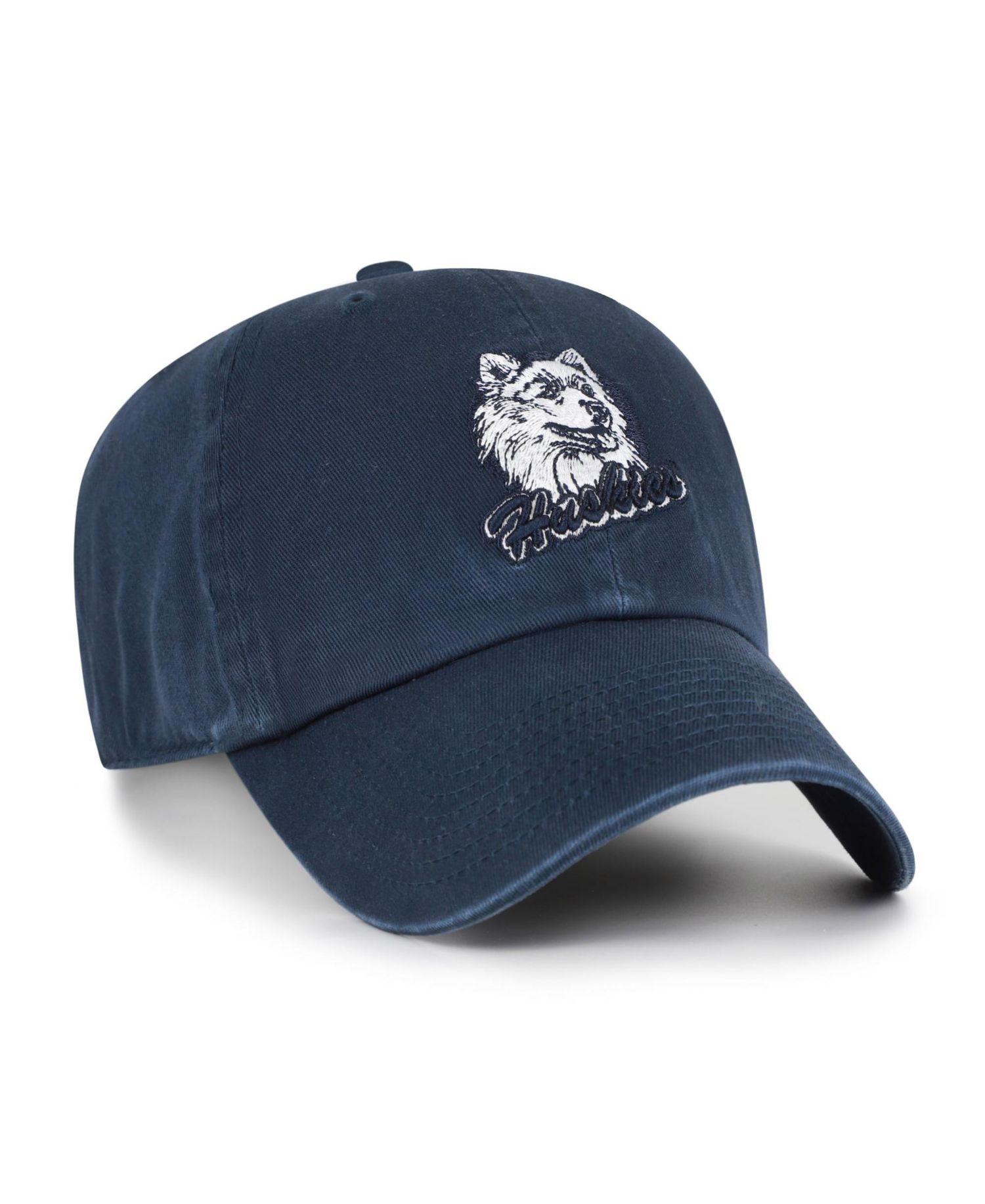Men's '47 Navy UConn Huskies Vault Clean Up Adjustable Hat