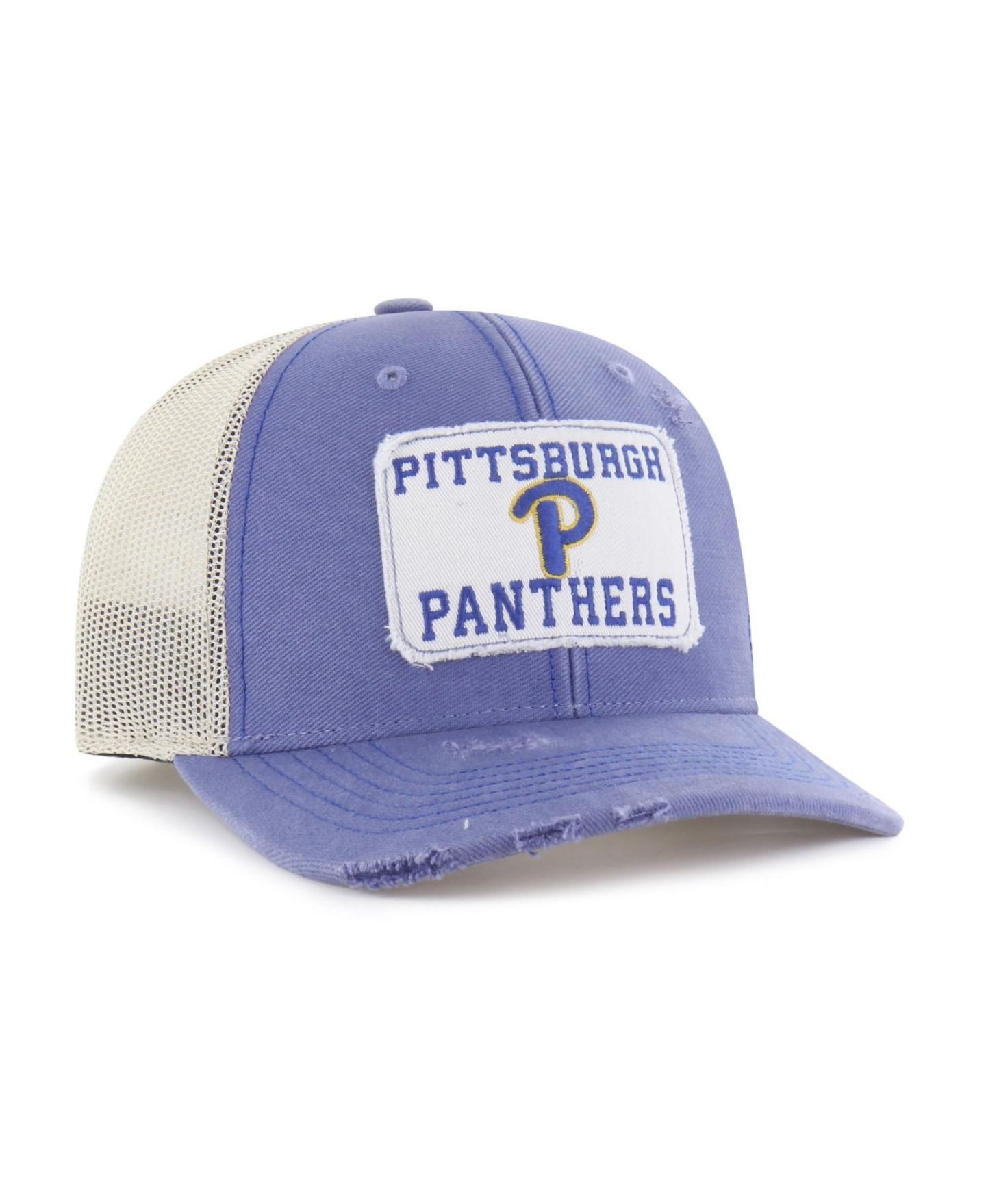 Кепка '47 Brand Blue Pitt Panthers Egremont Well-Worn Adjustable Trucker Hat — фото 2