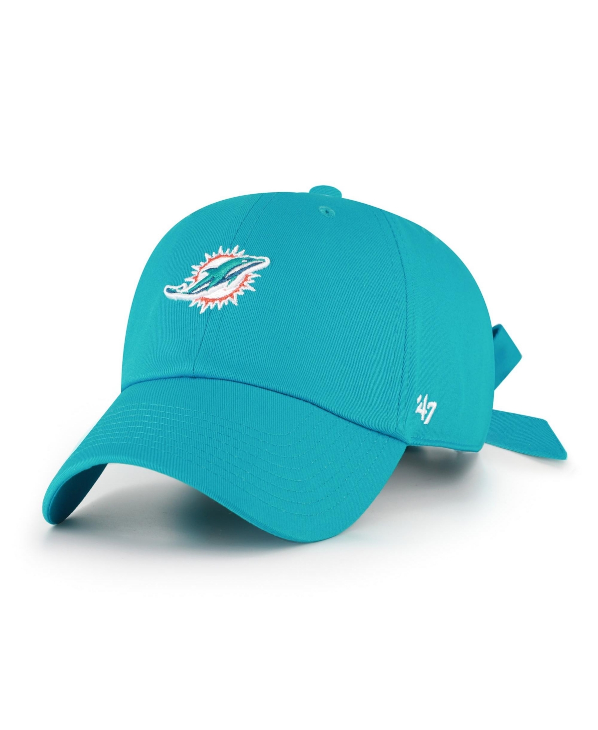 '47 Brand Women's Miami Dolphins Clean Up Adjustable Bow-Back Baseball Cap