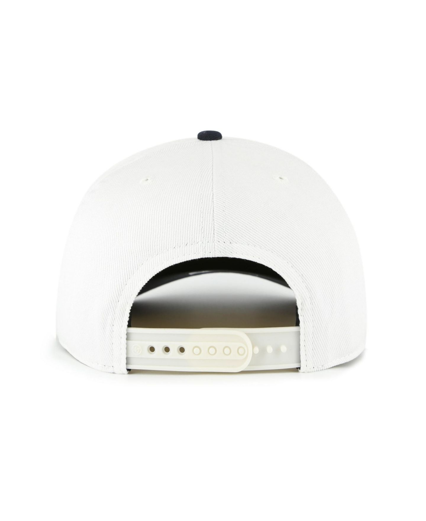 Мужская кепка '47 Brand White/Navy Cleveland Guardians Enfield Hitch Adjustable Hat — фото 3