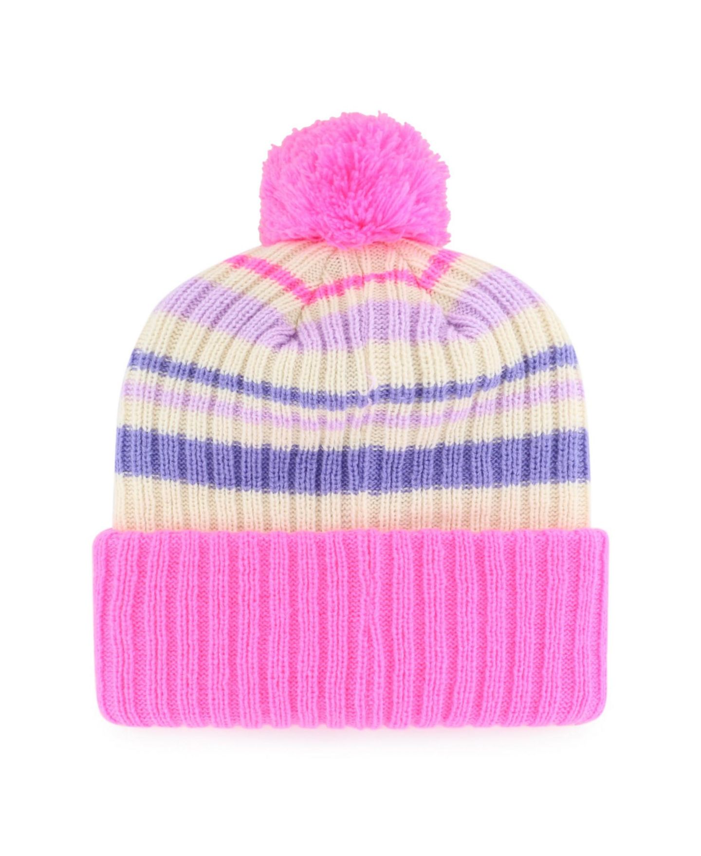 Детская шапка '47 Brand Big Boys' and Girls' Pittsburgh Steelers Cuffed-Knit Pom-Pom Hat — фото 2