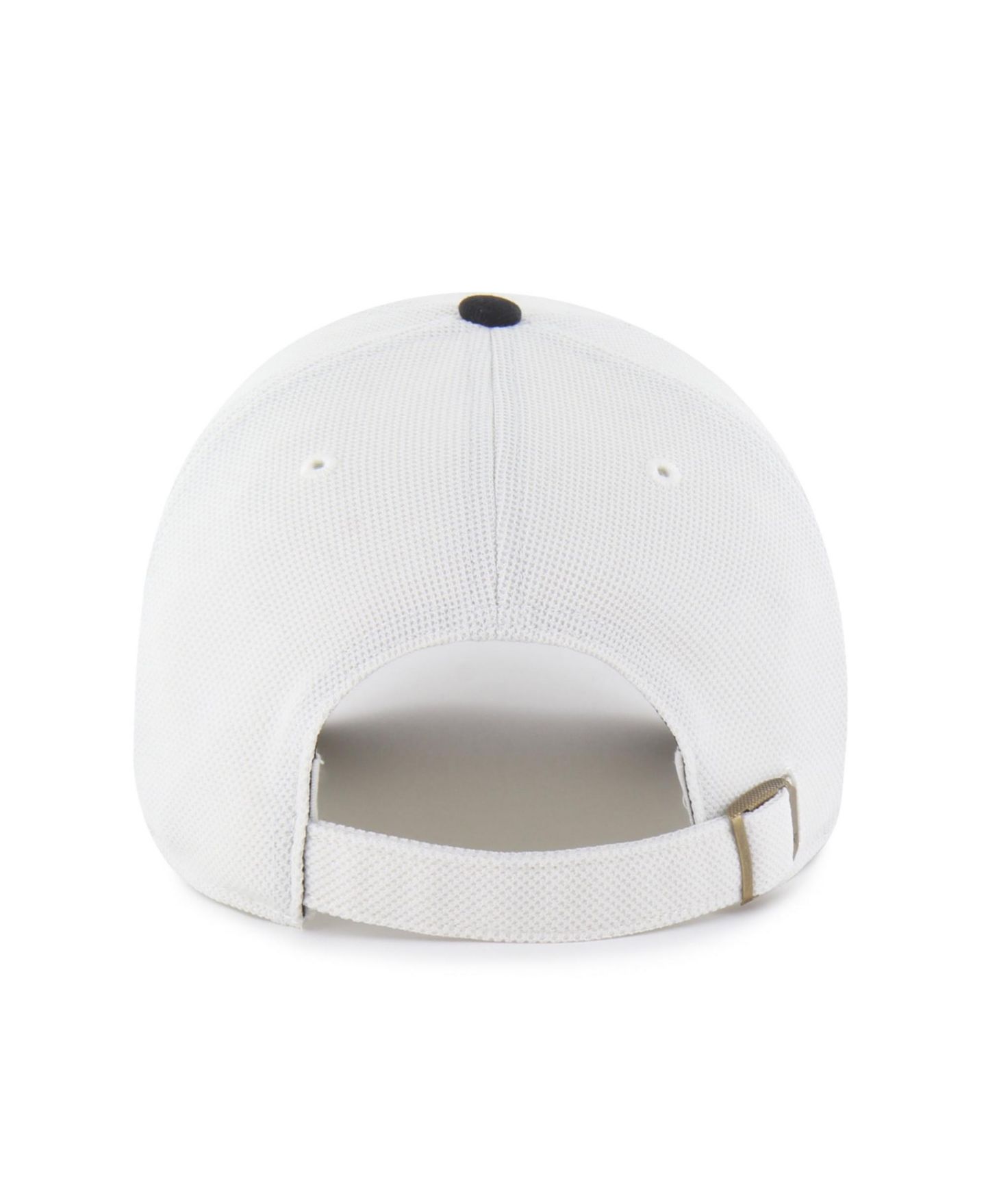 Кепка '47 Brand White/Black Vanderbilt Commodores Pique Patch Clean Up Adjustable Hat — фото 2