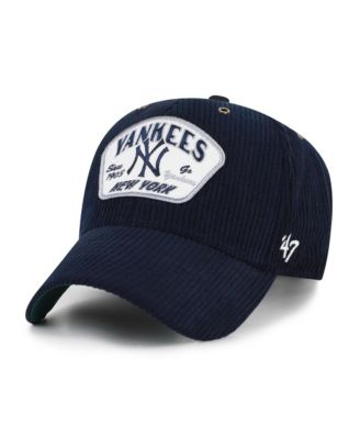 Men's and Women's '47 Navy New York Yankees Accordia Corduroy MVP Adjustable Hat