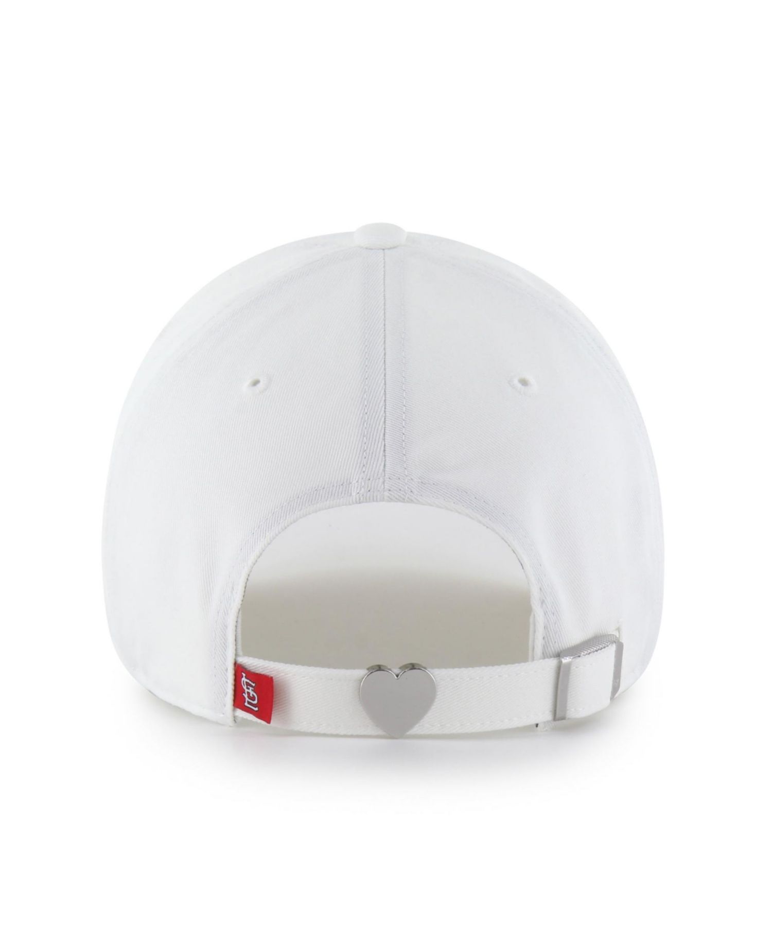 Women's '47 White St. Louis Cardinals Trendy Script Clean Up Adjustable Hat