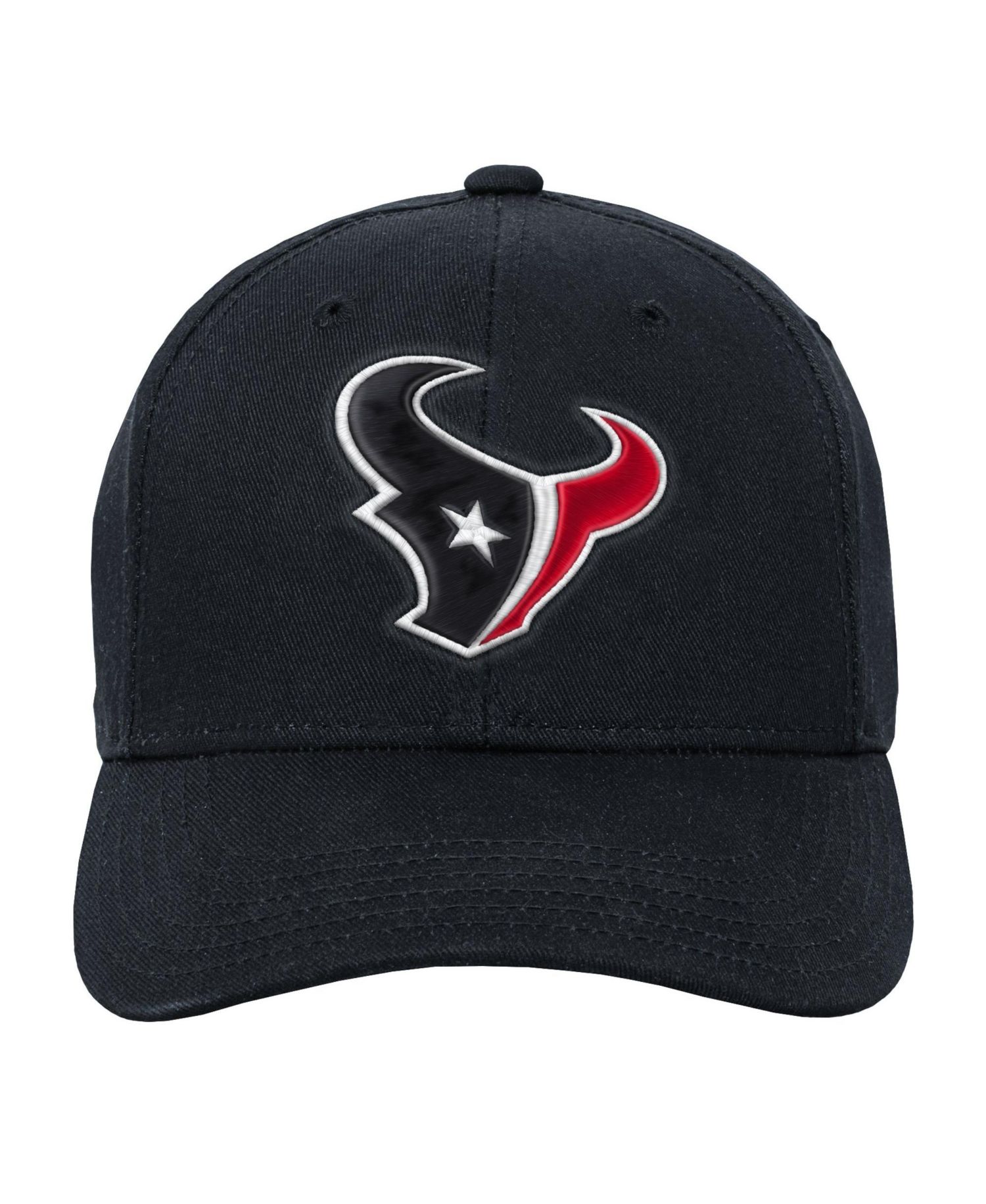 Big Boys and Girls Navy Houston Texans Pre-Curved Snapback Hat