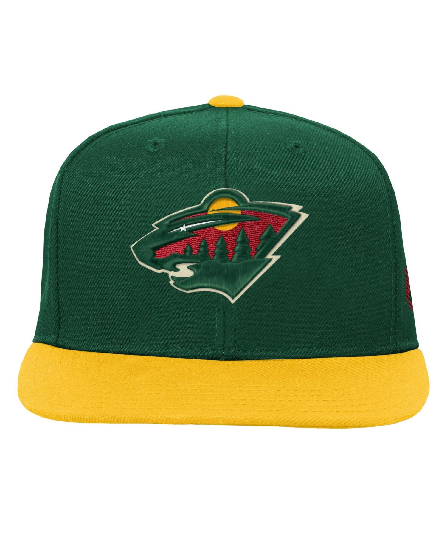 Big Boys and Girls Green/Gold Minnesota Wild Legendary Snapback Hat